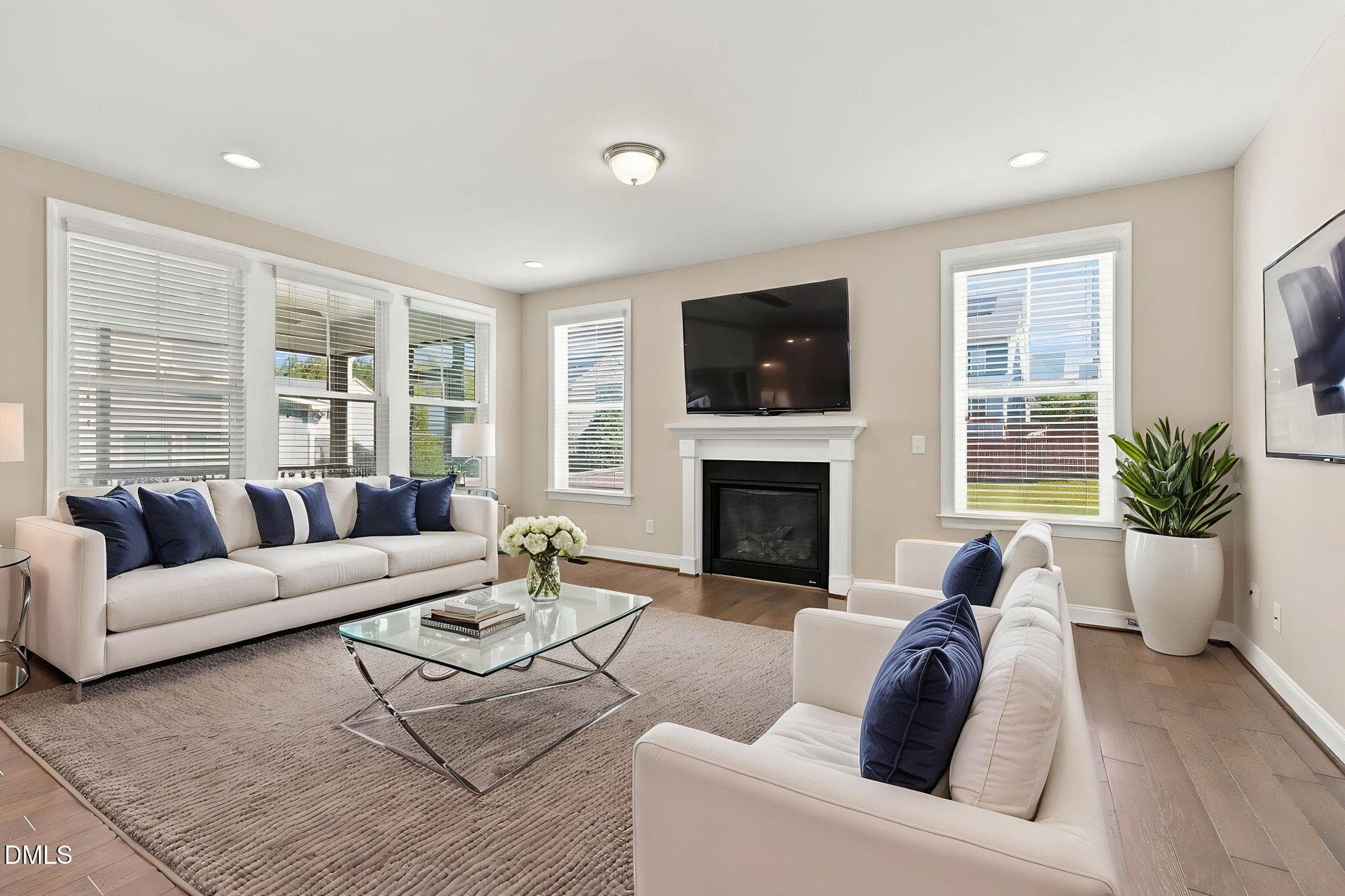 Living Room - Staged - 116 Evans Crest Lane, Holly Springs, NC 27540, Holly Springs