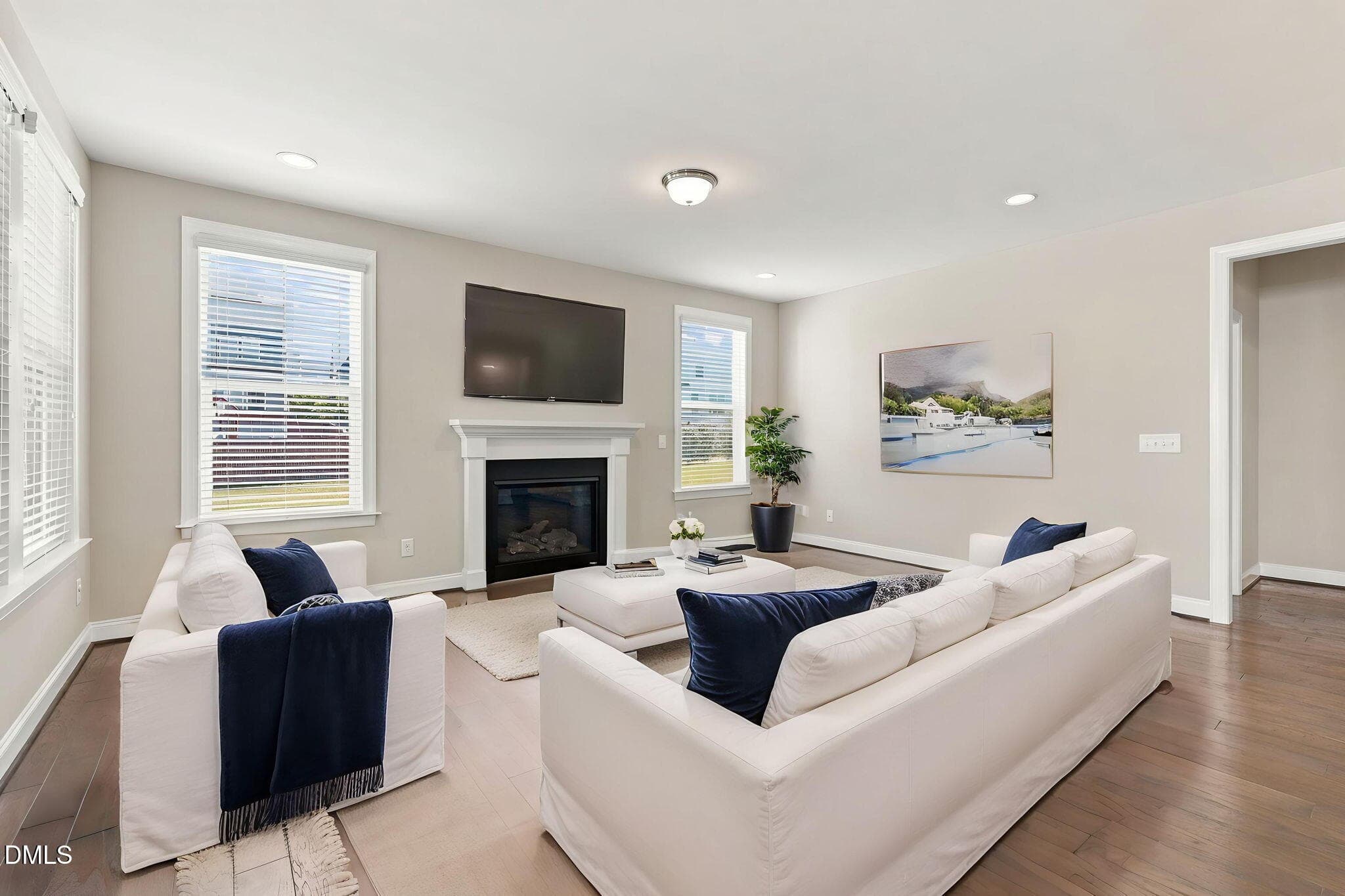 Living Room - Staged - 116 Evans Crest Lane, Holly Springs, NC 27540, Holly Springs
