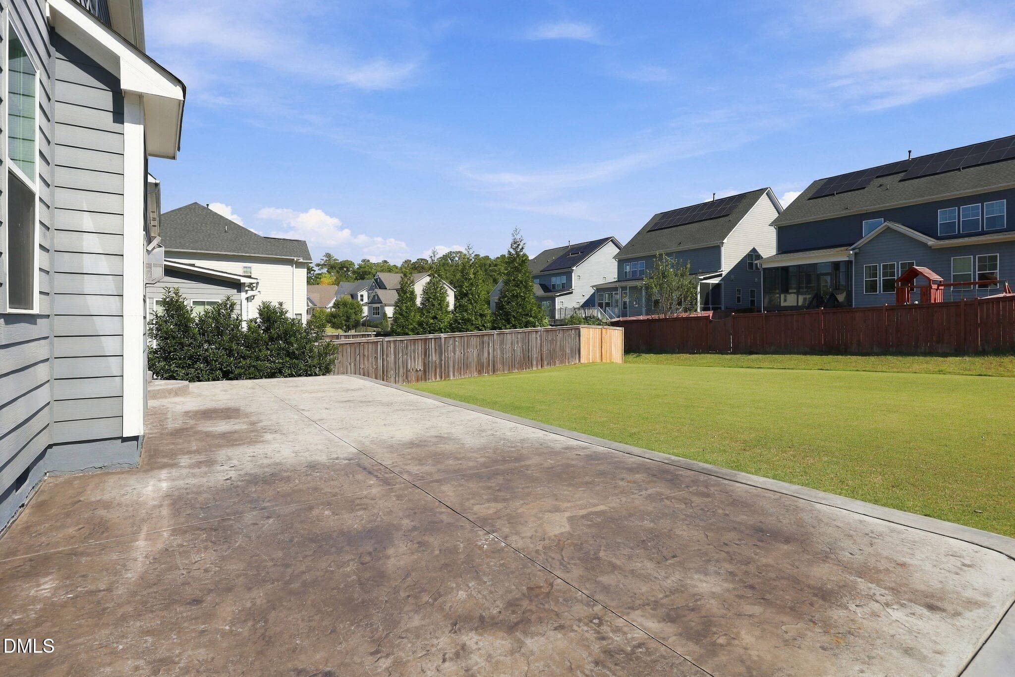 Large Back Patio! - 116 Evans Crest Lane, Holly Springs, NC 27540, Holly Springs
