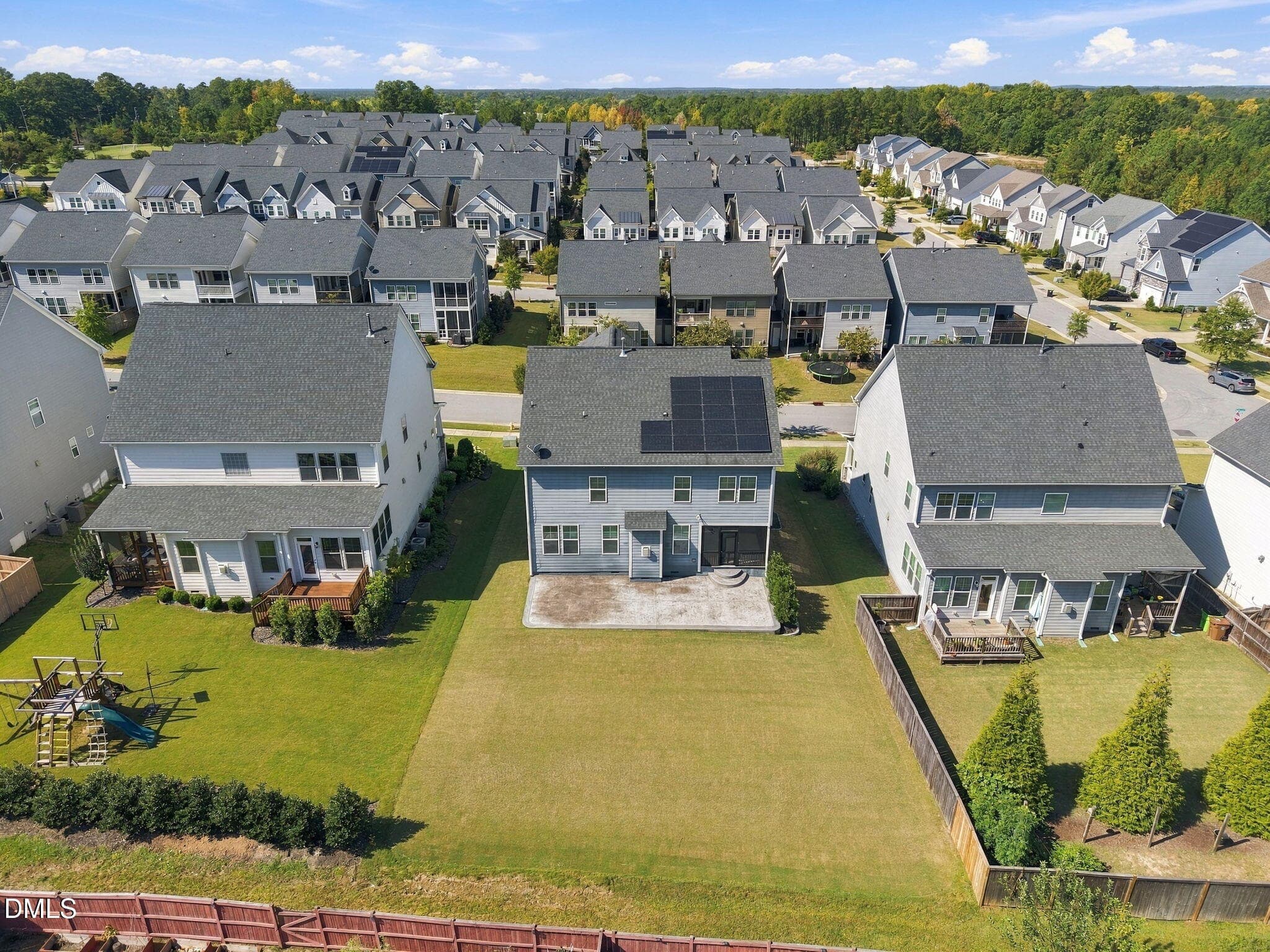 Sky View of Yard - 116 Evans Crest Lane, Holly Springs, NC 27540, Holly Springs
