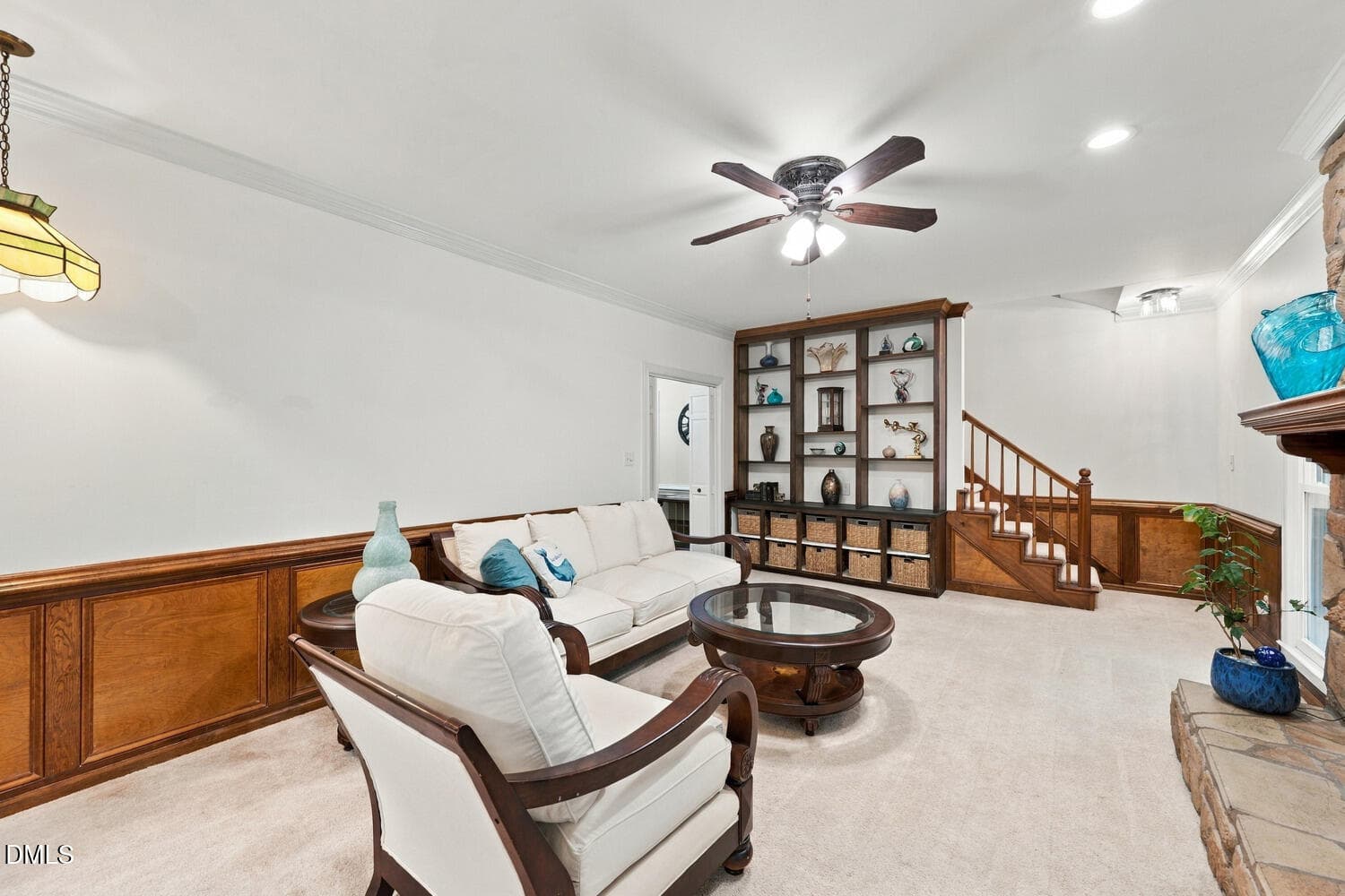 Living Room - 2213 Countrywood North Road N, Raleigh, NC 27615