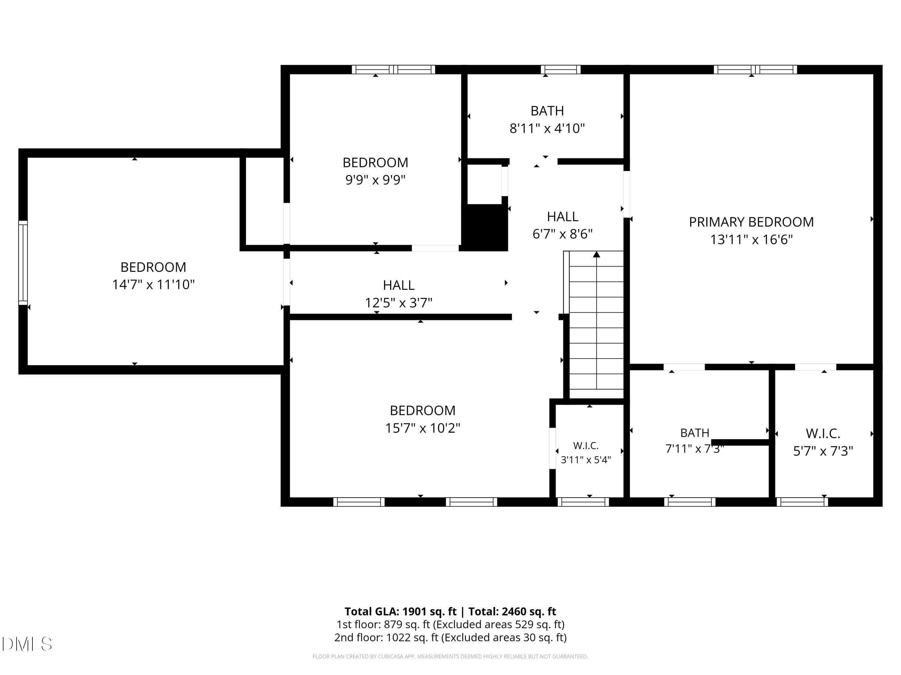 3-Floorplan_2 - 2605 Hiking Trail, Raleigh, NC 27615