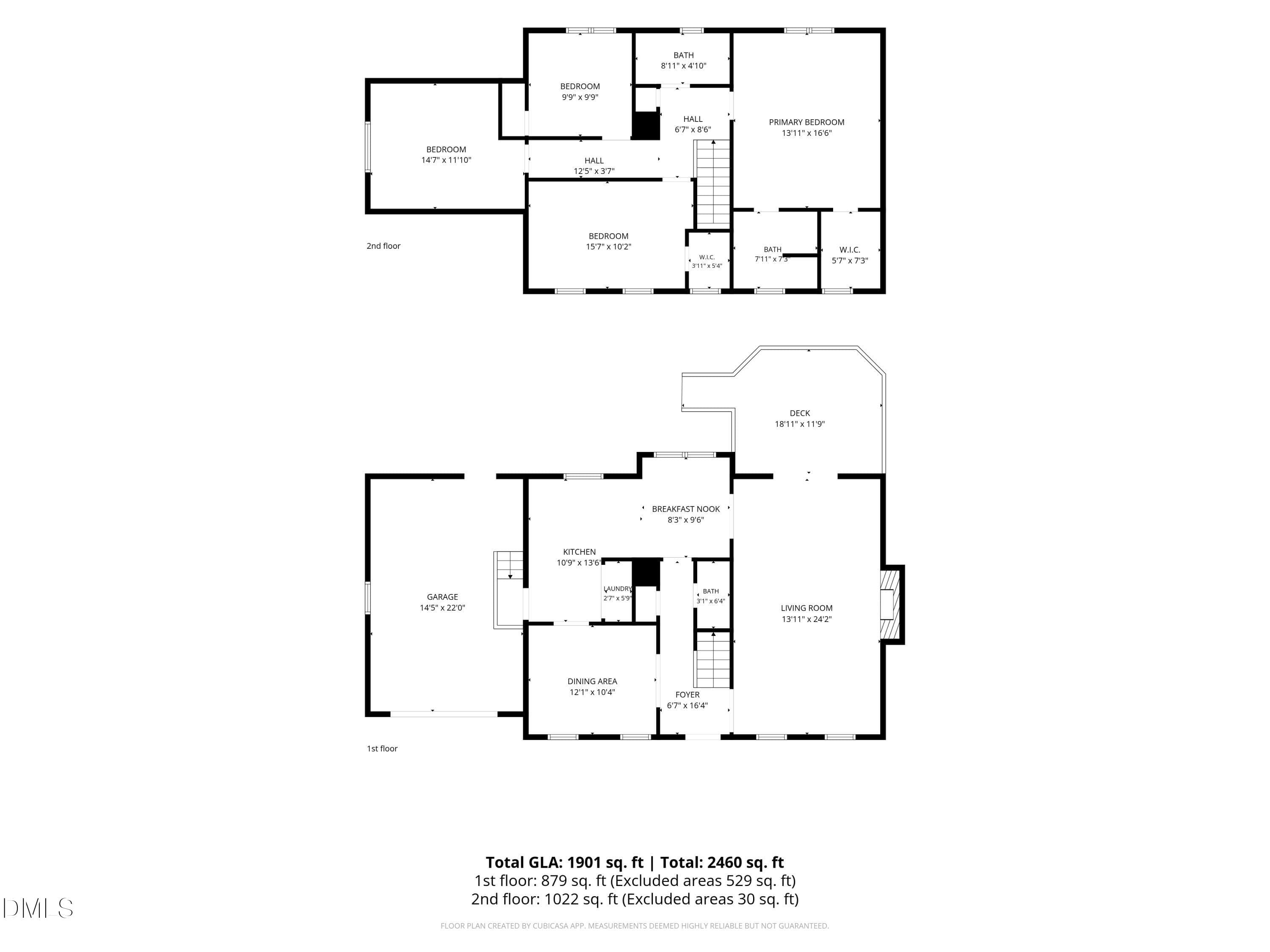 2-Floorplan_3 - 2605 Hiking Trail, Raleigh, NC 27615
