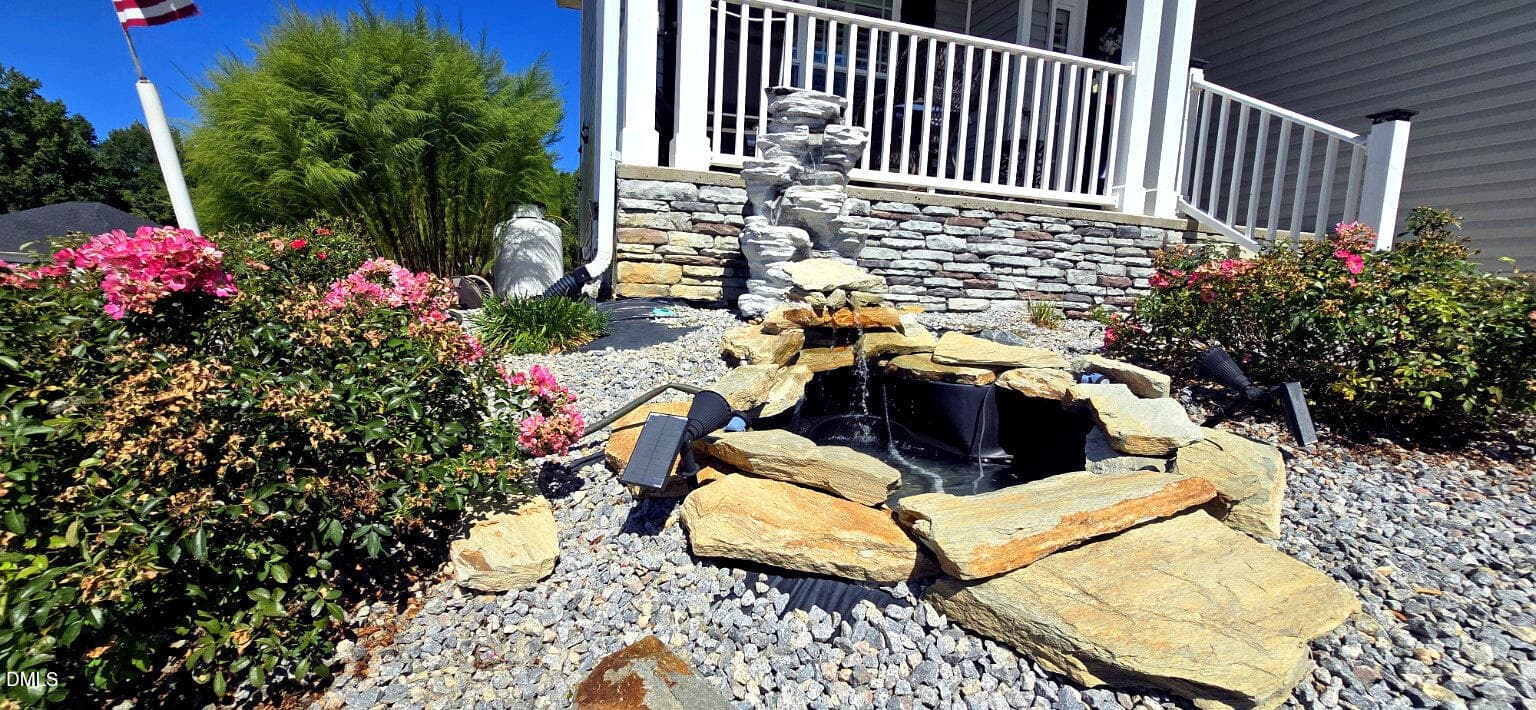 33. FRONT WATER FEATURE - 78 Bushel Basket Drive, Benson, NC 27504, Benson