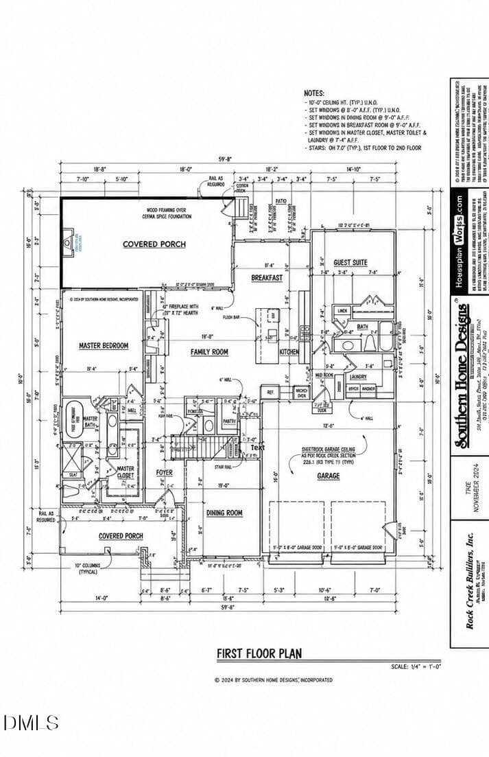 first_floor_plan - 5316 Collingswood Drive, Raleigh, NC 27609, Raleigh