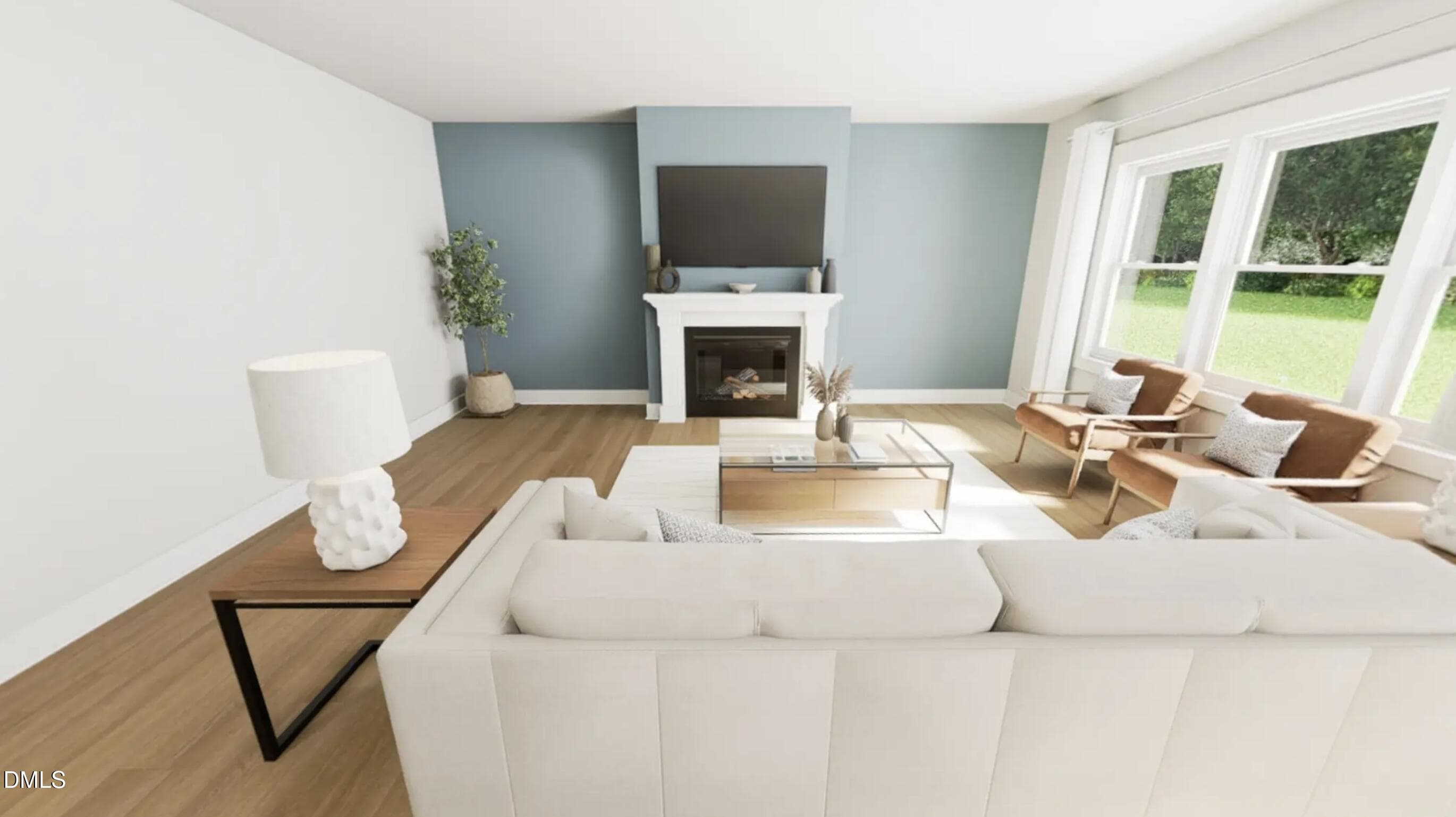 Family Room Rendering - 1009 Pinhook Lane, Mebane, NC 27302