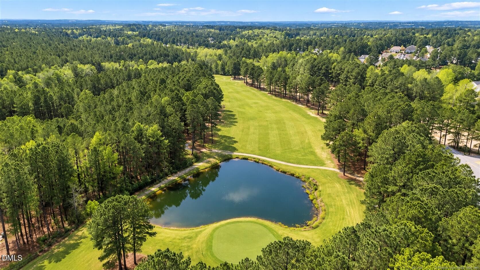 Aerial Golf Fairway - 116 Spruce Hollow Circle, Spring Lake, NC 28390