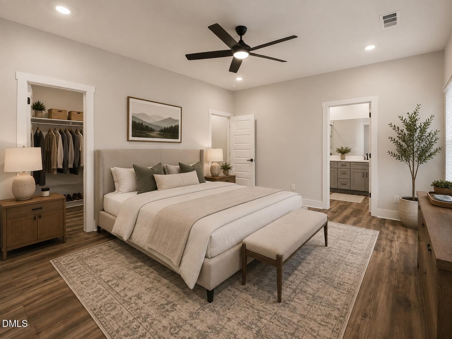 Johnson Master bedroom - 15 Bulb Court, Youngsville, NC 27596, Youngsville