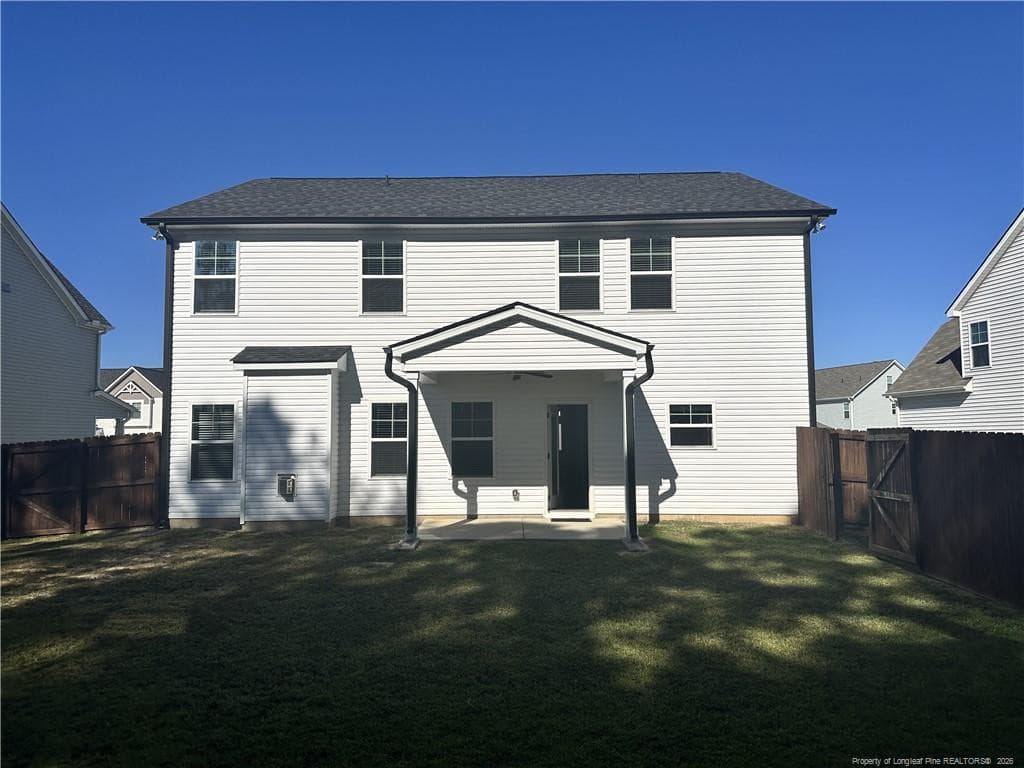 rear yard - 143 Cromwell Court, Raeford, NC 28376