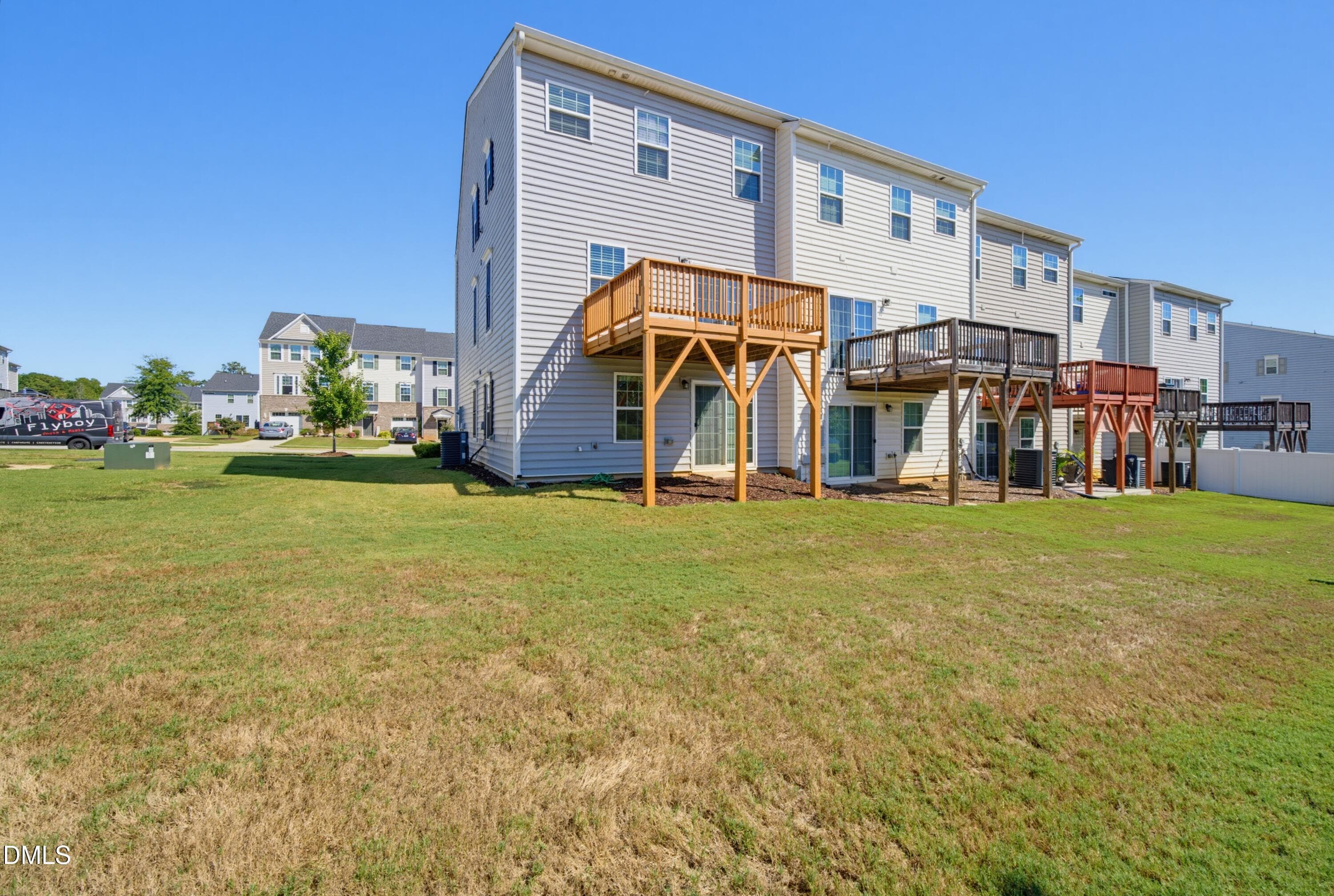 Rear View - 240 Misty Pike Drive, Raleigh, NC 27603