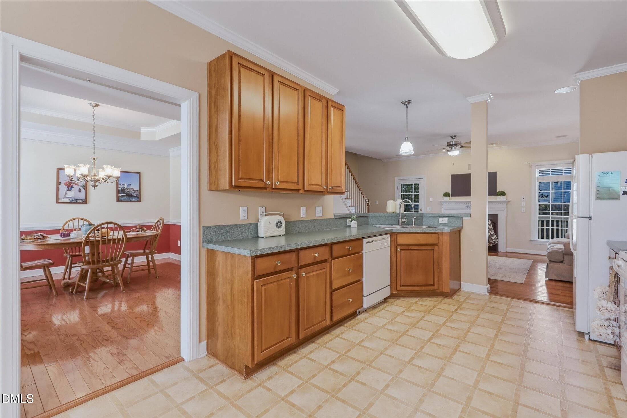 View to the Dining Room - 106 Roan Drive, Garner, NC 27529, Garner