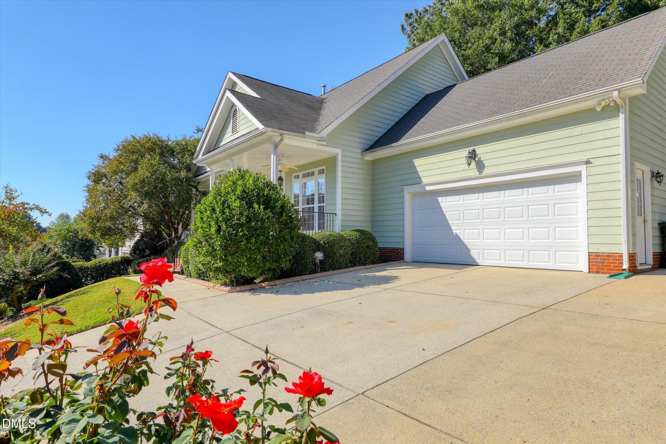 Side view from the rose garden - 106 Roan Drive, Garner, NC 27529, Garner