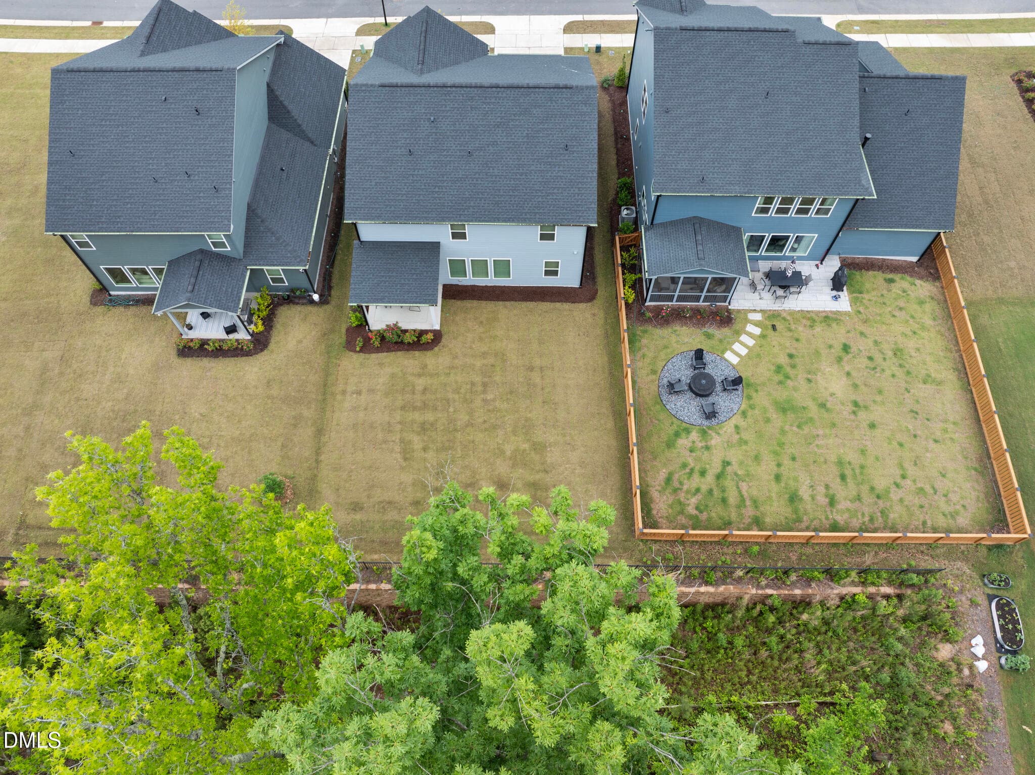 Aerial View - 3277 Mission Olive Place, New Hill, NC 27562, New Hill