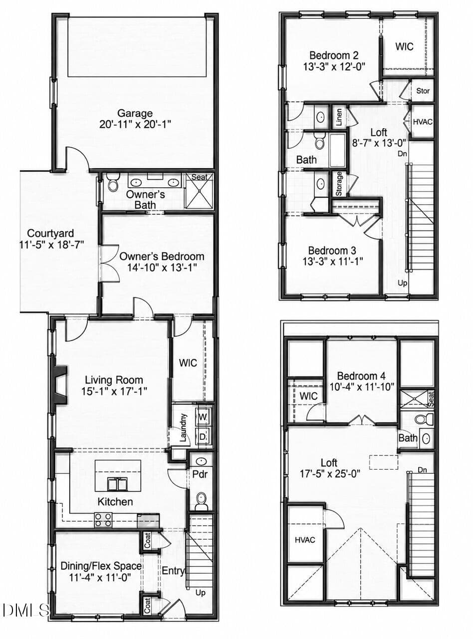 Floor Plan - 946 Watercolor Way, Durham, NC 27713