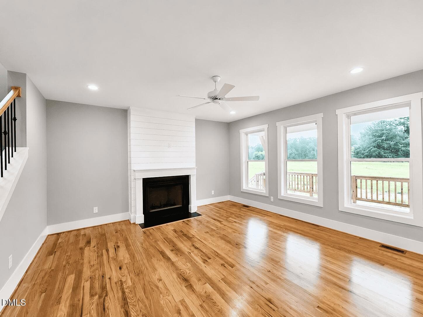 TravarsBuiltHomes_WoodlandLivingRoom - 5491 Silk Hope Gum Spring Road, Siler City, NC 27344
