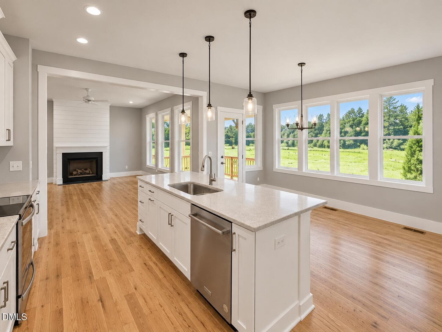 Woodland.Kitchen2 - 5491 Silk Hope Gum Spring Road, Siler City, NC 27344