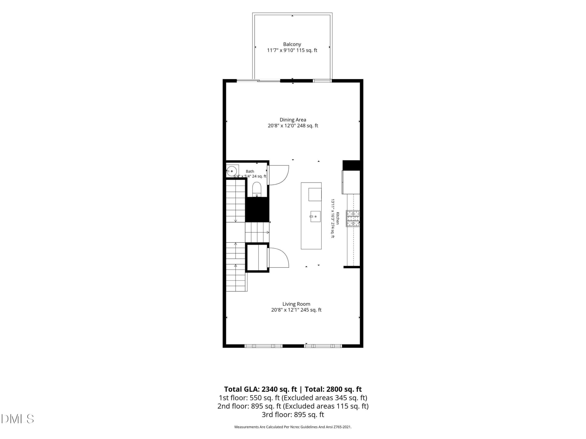 2nd_floor_240_misty_pike_drive_raleigh_w - 240 Misty Pike Drive, Raleigh, NC 27603