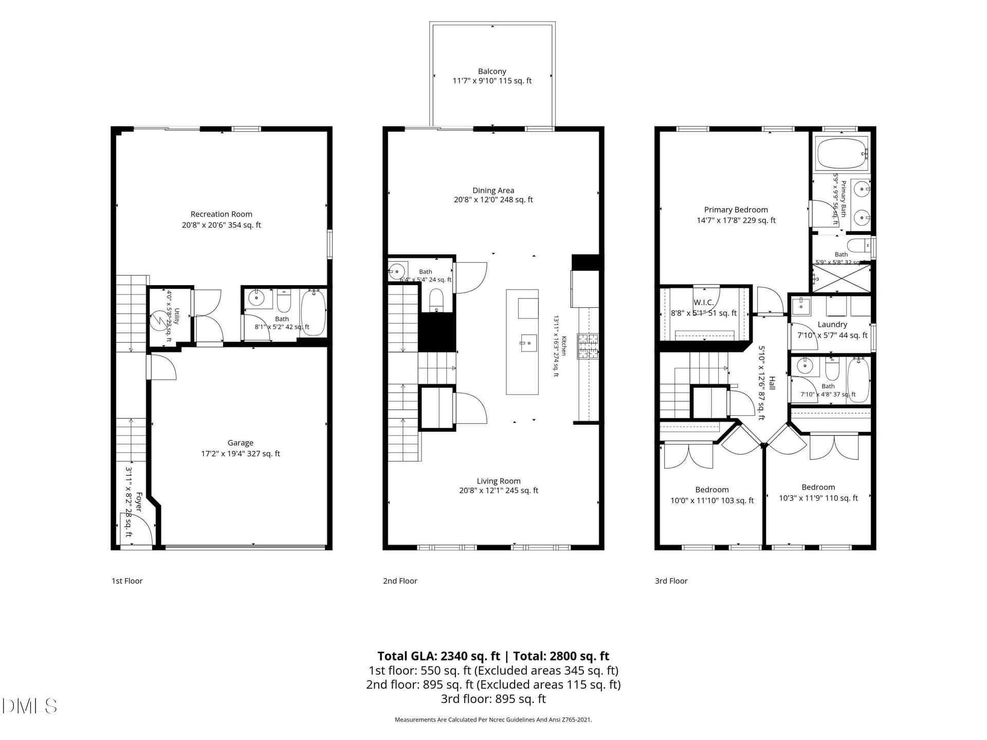 all_floors_240_misty_pike_drive_raleigh_ - 240 Misty Pike Drive, Raleigh, NC 27603