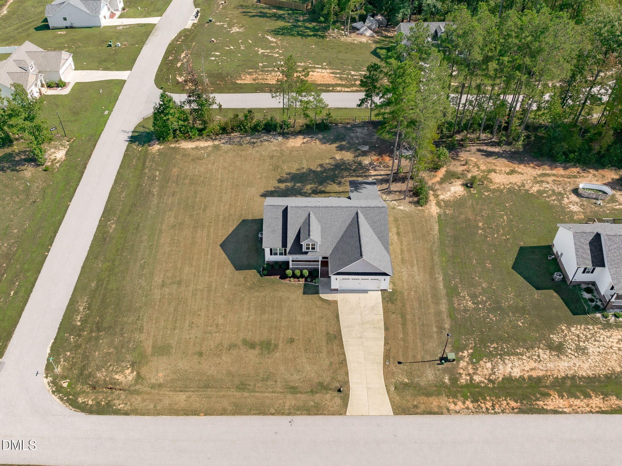 Aerial (2 of 6) - 324 Lasswade Court, Zebulon, NC 27597, Zebulon