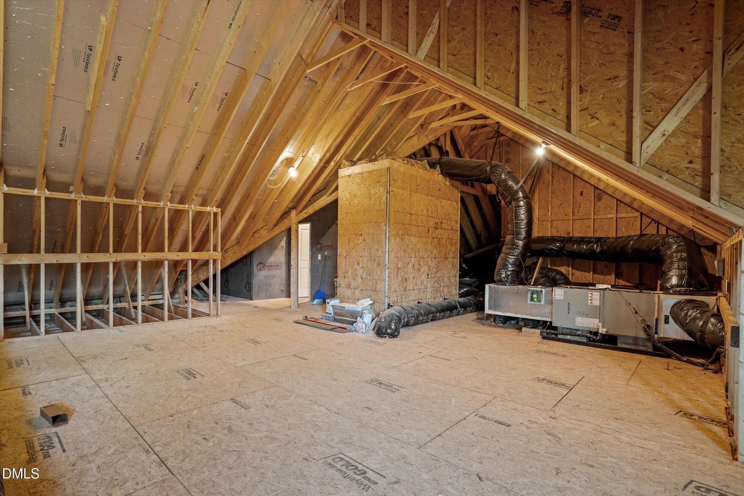 Walk-in Attic - 724 Simon Road, Middlesex, NC 27557