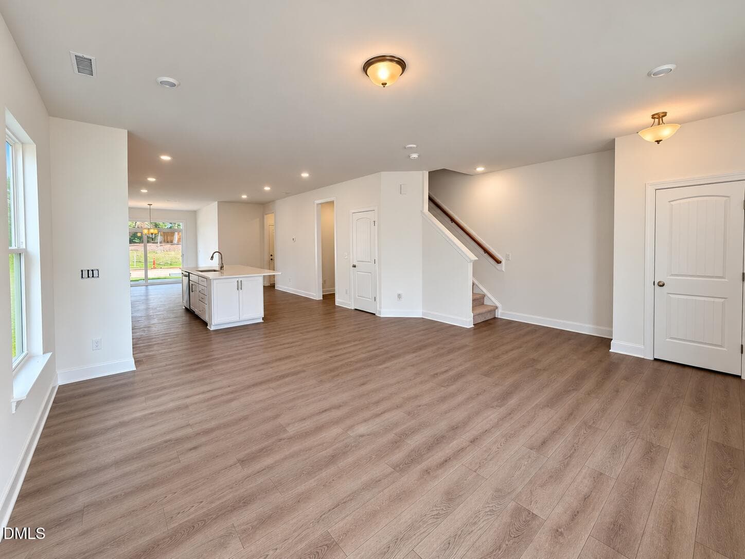 LR corner view into Kitchen - 540 Traditions Grande Boulevard, Wake Forest, NC 27587