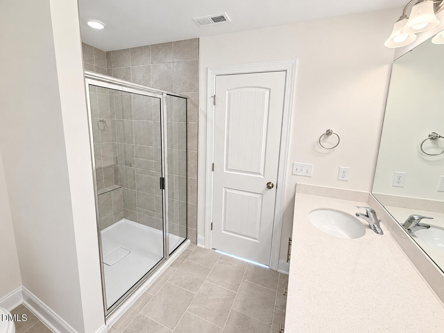 Primary Bathroom Shower and vanity - 540 Traditions Grande Boulevard Tt 6, Wake Forest, NC 27587, Wake Forest
