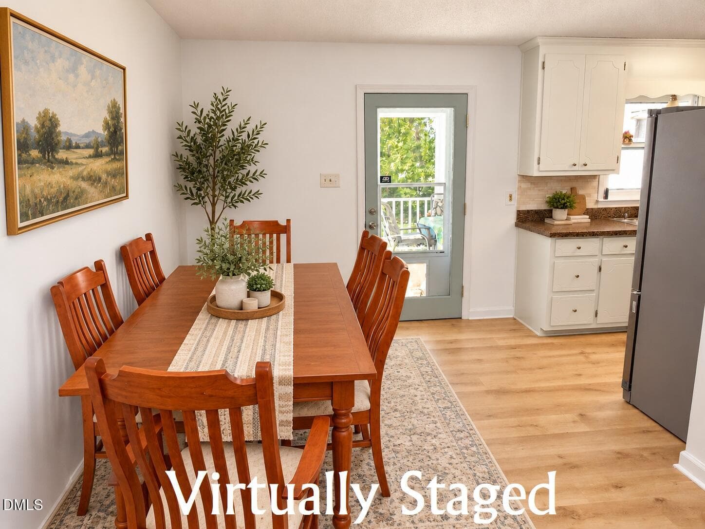 Dining - virtually staged - 1565 Spring Valley Lake Road, Henderson, NC 27537