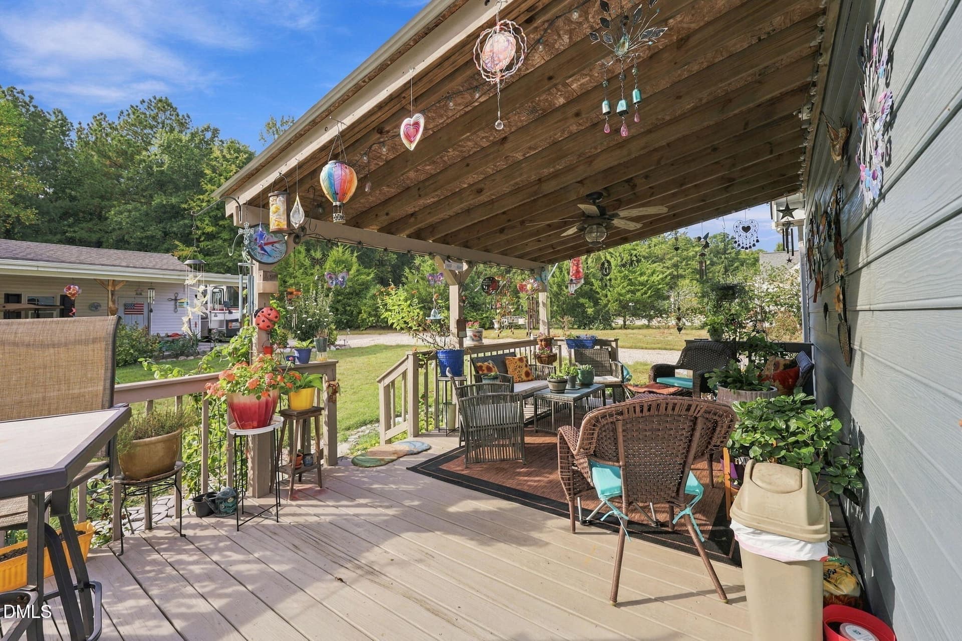 back deck - 204 Wiley Oaks Drive, Wendell, NC 27591