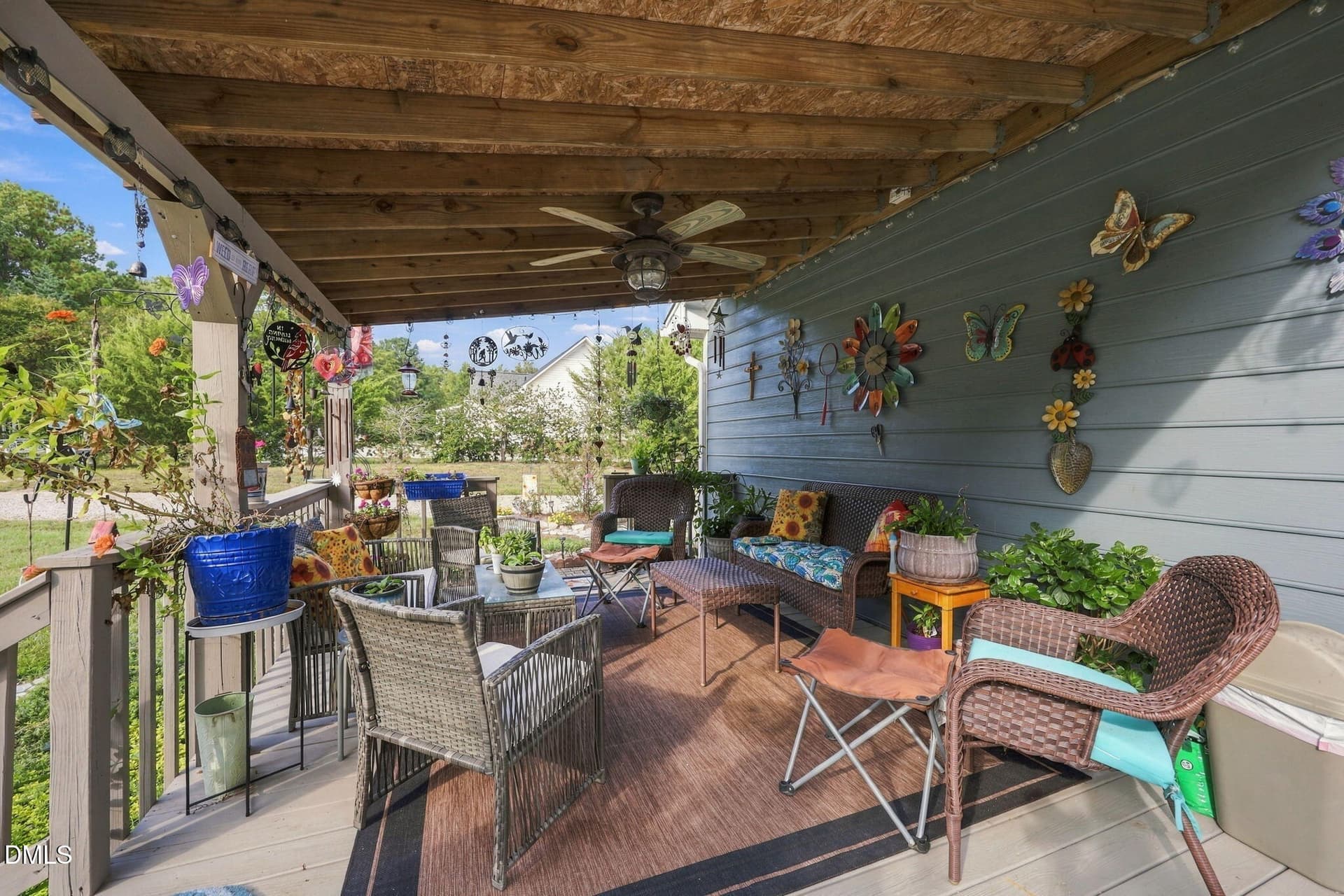 Back patio - 204 Wiley Oaks Drive, Wendell, NC 27591