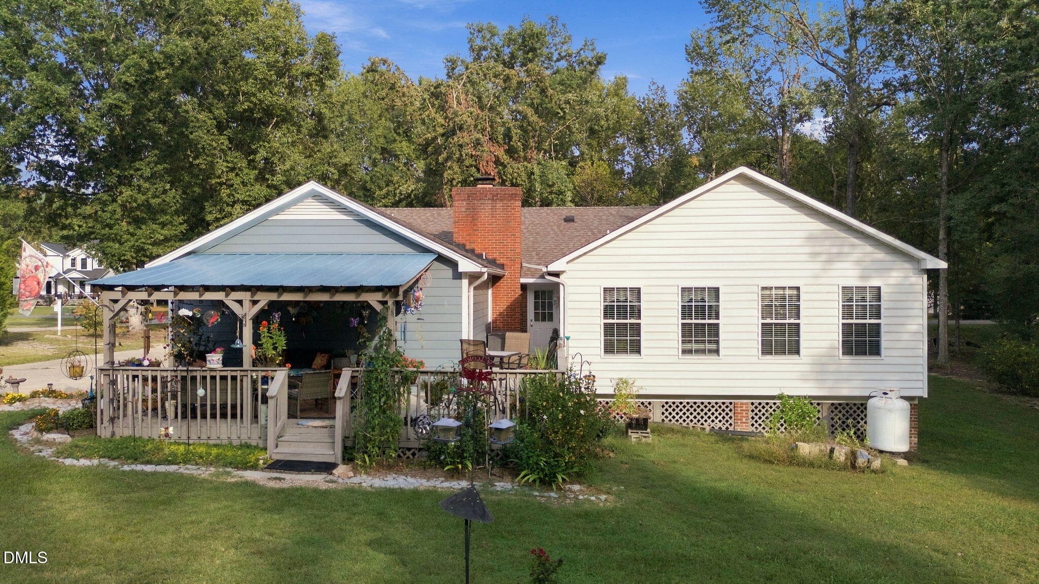back of house - 204 Wiley Oaks Drive, Wendell, NC 27591, Wendell