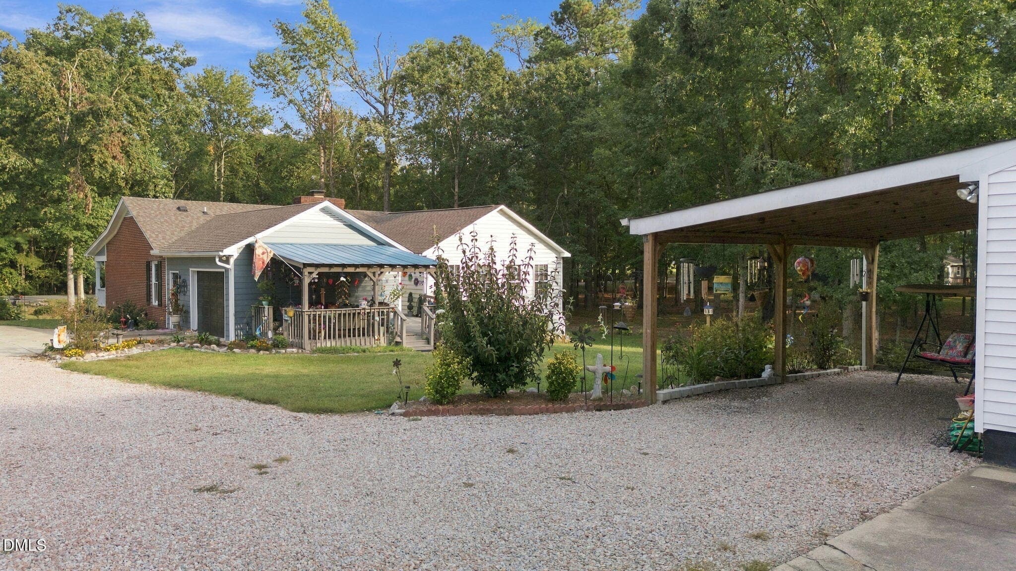 Carport back yard - 204 Wiley Oaks Drive, Wendell, NC 27591, Wendell