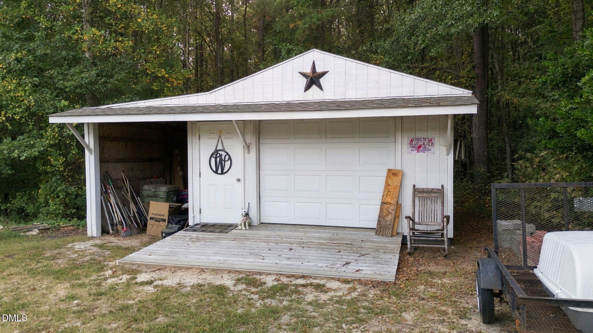 detached garage - 204 Wiley Oaks Drive, Wendell, NC 27591, Wendell