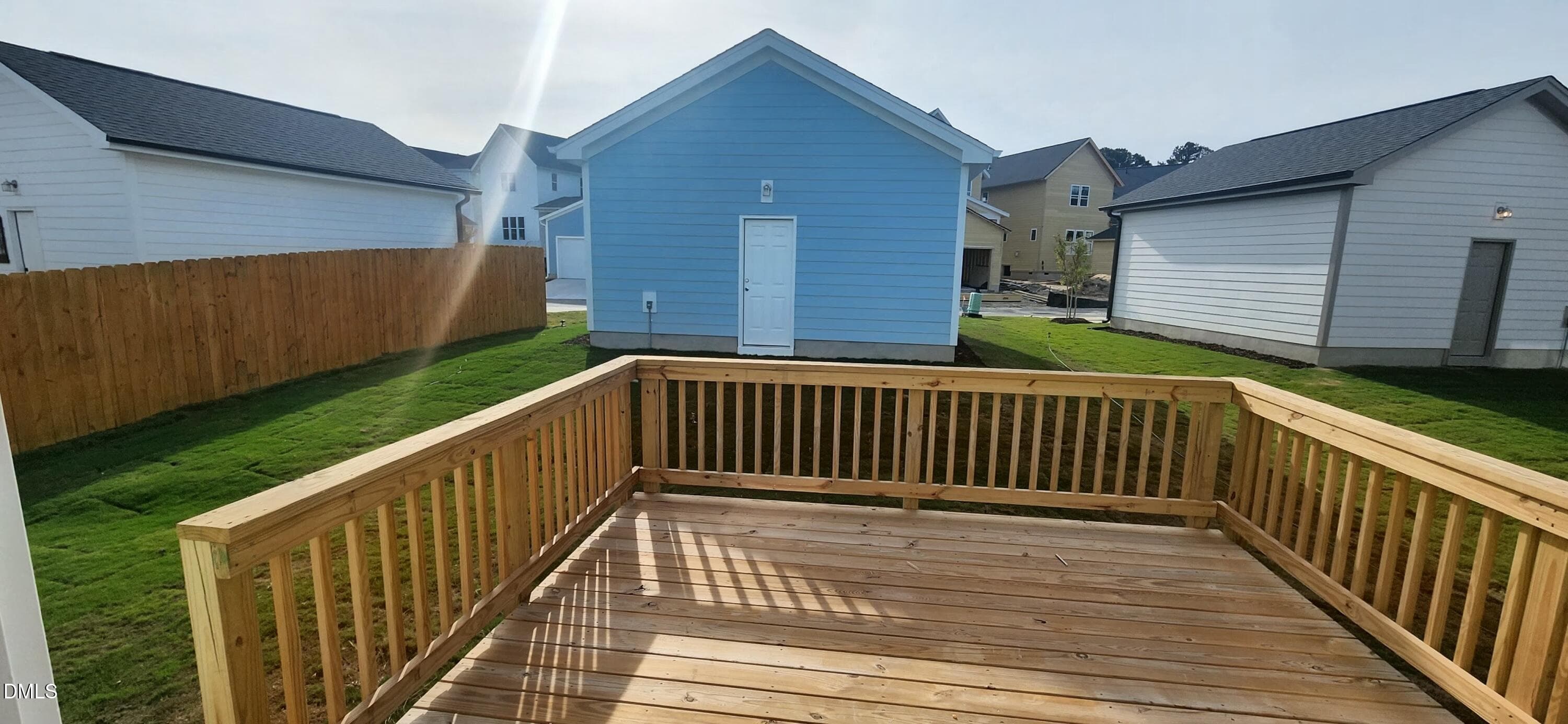 Back deck and yard - 764 Lunar Light Drive, Wendell, NC 27591, Wendell