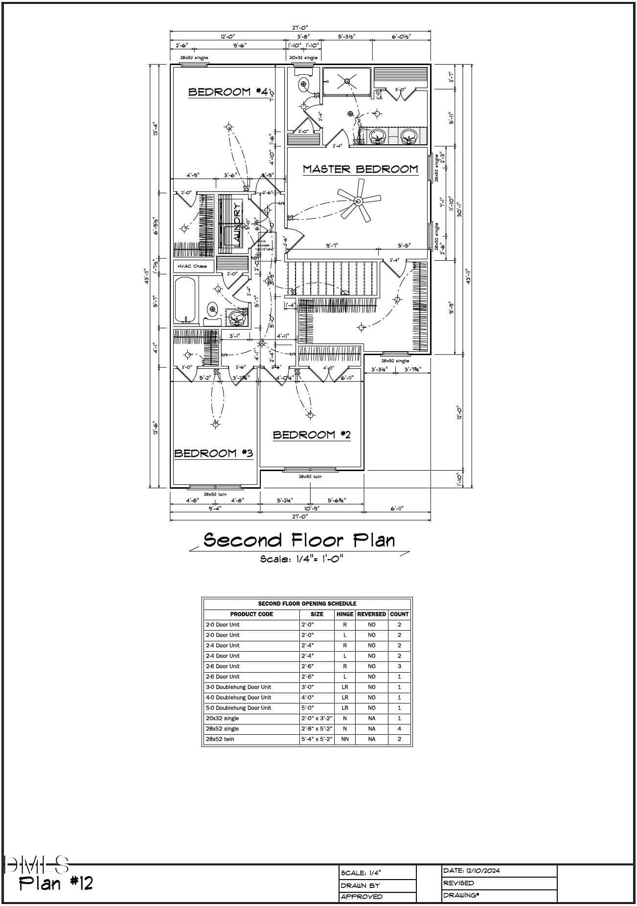 plan 12 second floor - 911 Colonial Hills Drive, Spring Lake, NC 28390