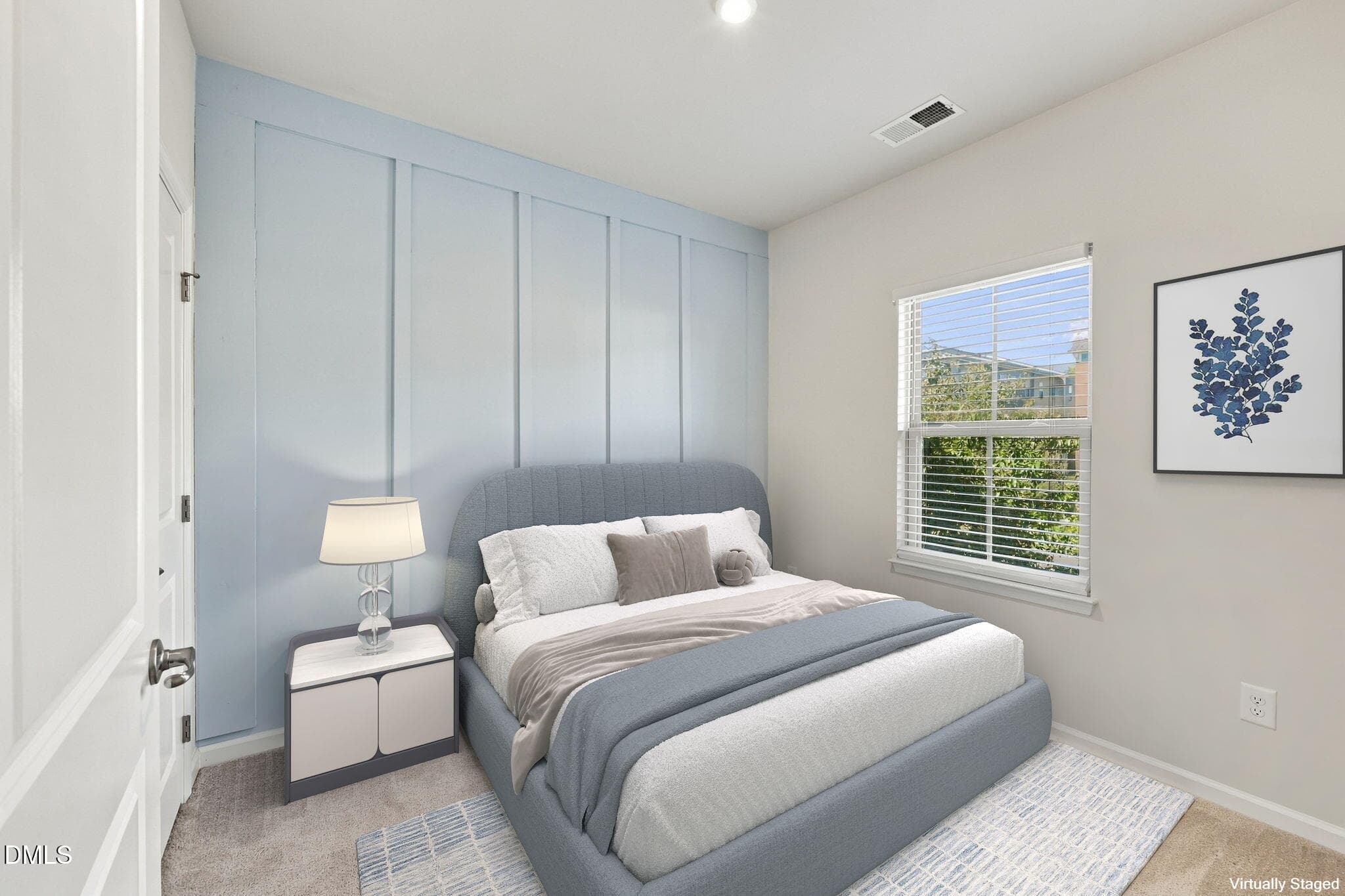 Virtually Staged Bedroom #2 - 2025 Whitesmith Drive, Apex, NC 27502, Apex