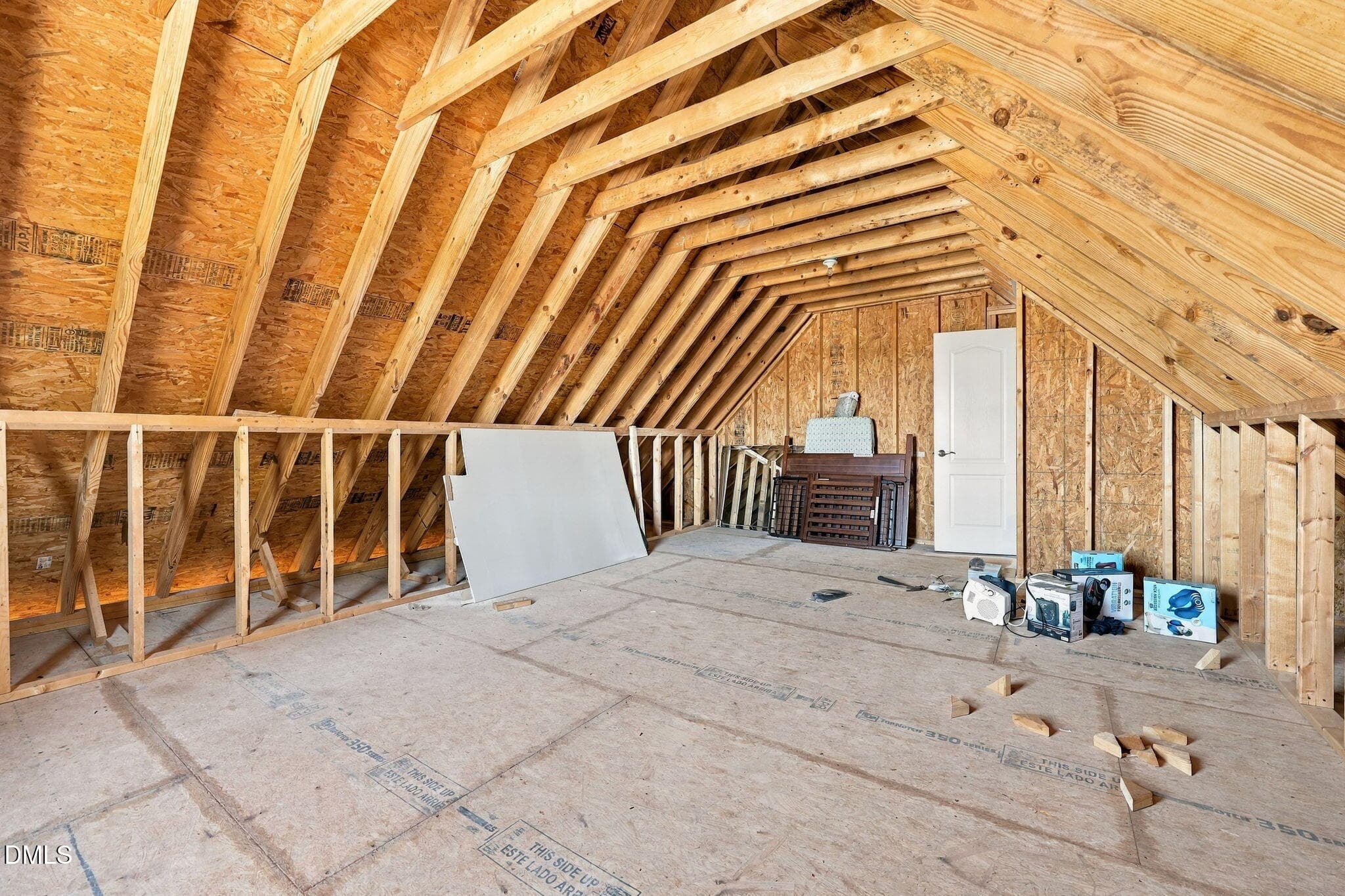 walk in attic - 188 Gunner Court, Broadway, NC 27505, Broadway