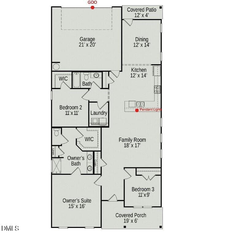 Floor Plan - 3001 Lemon Springs Road, Sanford, NC 27330