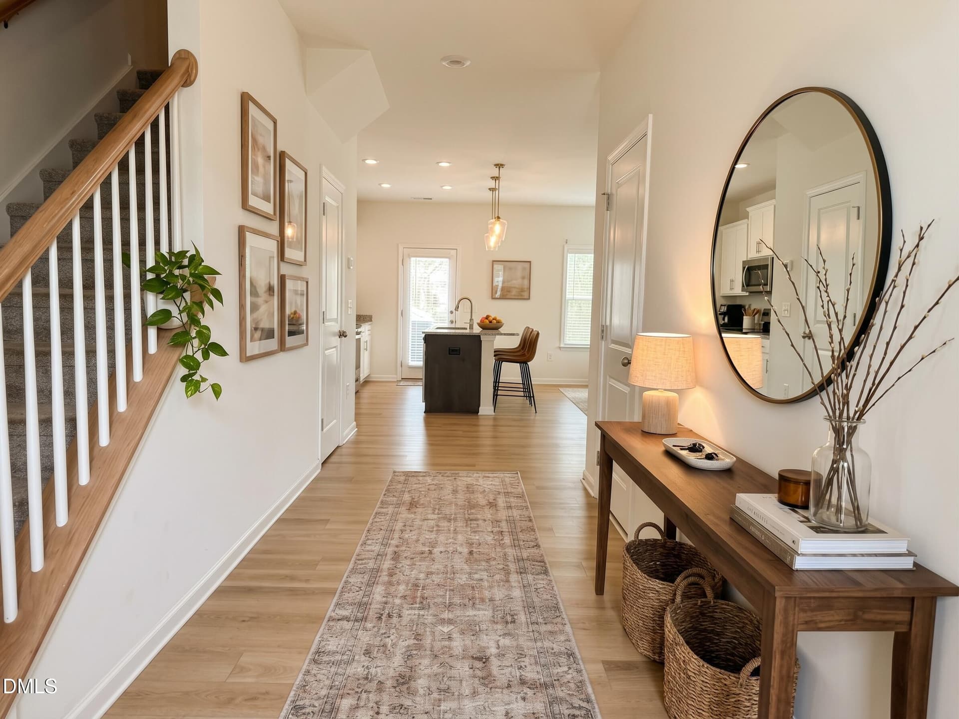 Staged foyer - 800 Star Ridge Drive, Raleigh, NC 27610