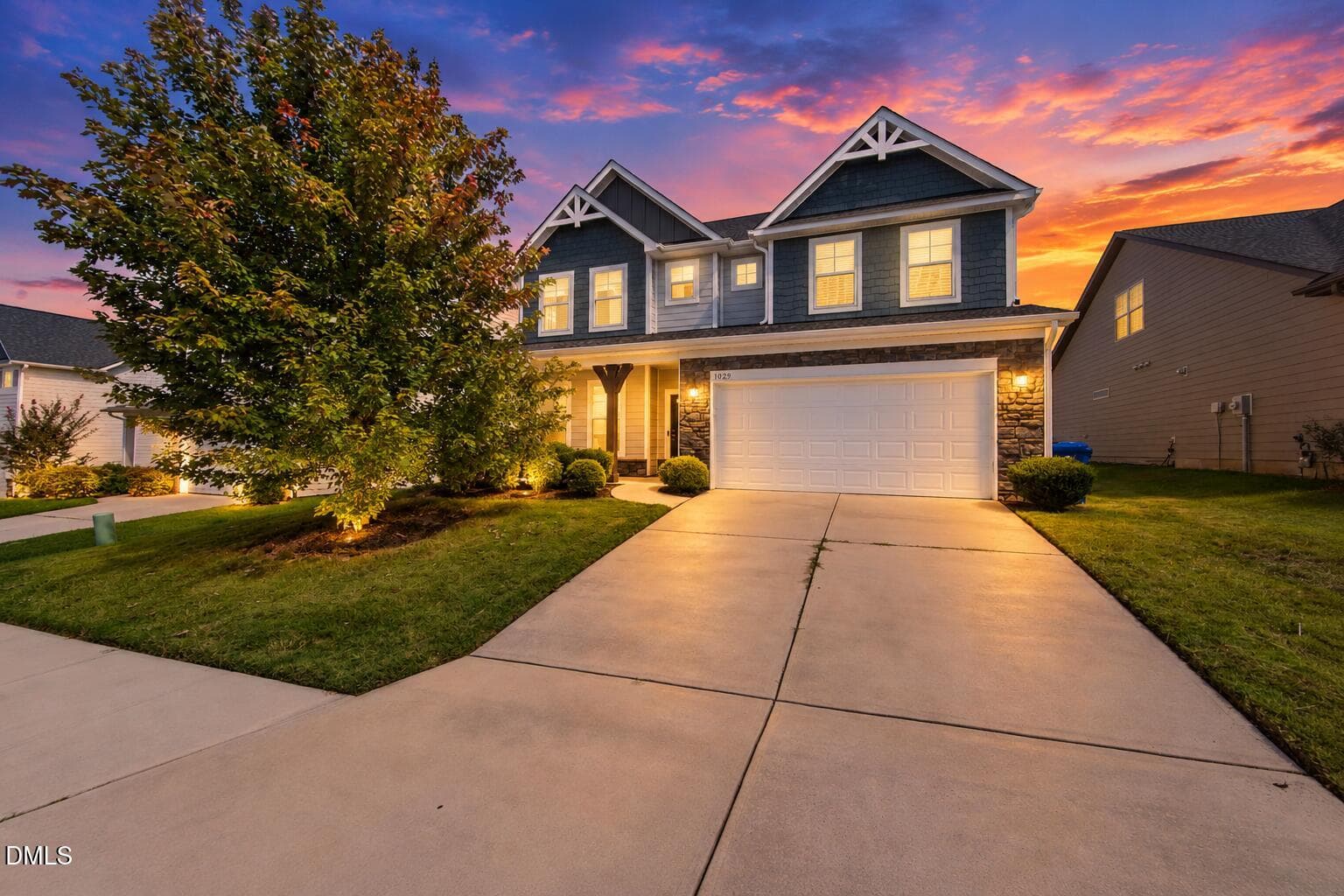 Twilight Photo - 1029 Brockton Drive, Mebane, NC 27302, Mebane