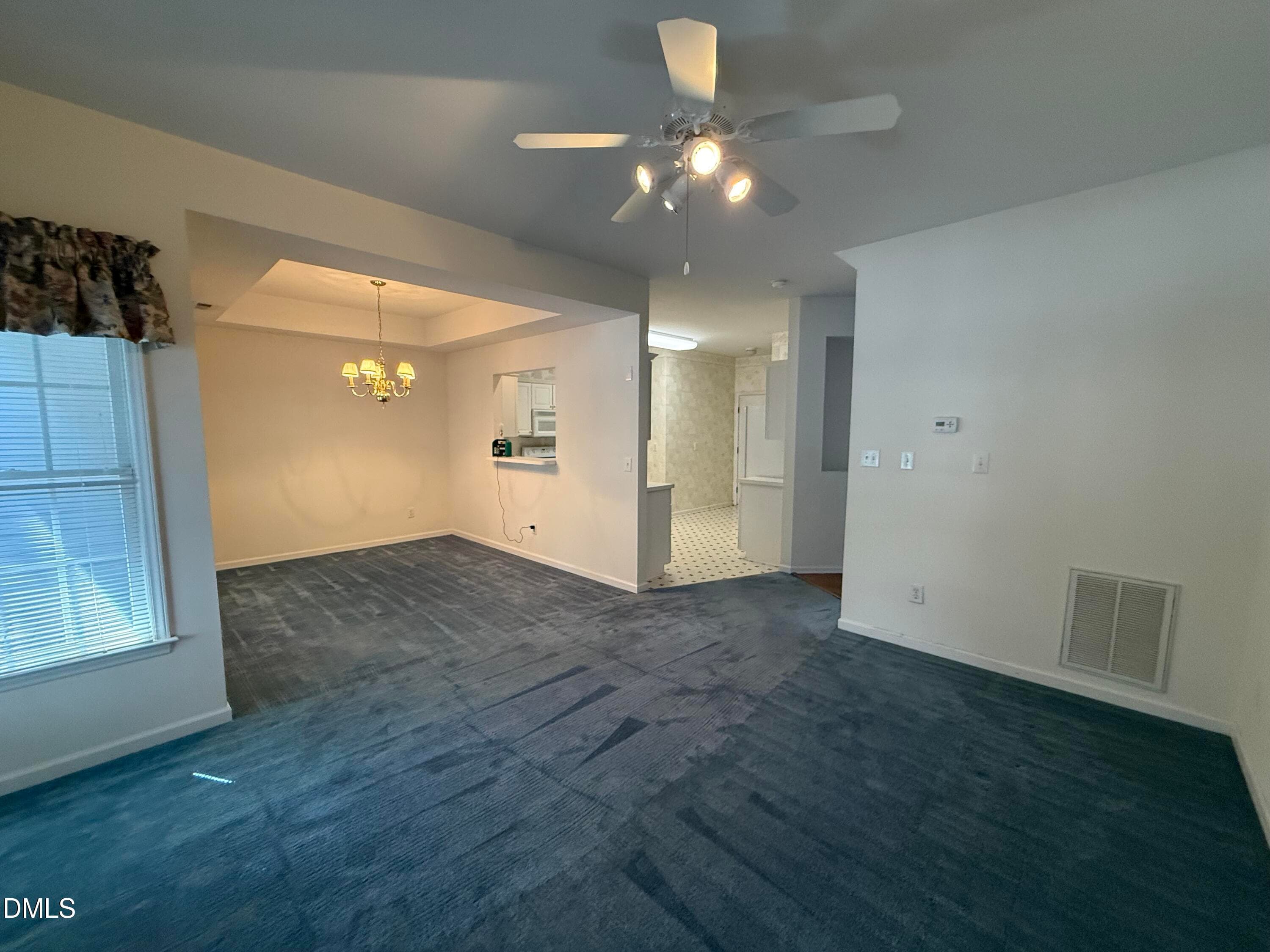 Living/Dining Room - 8200 Hempshire Place, Raleigh, NC 27613