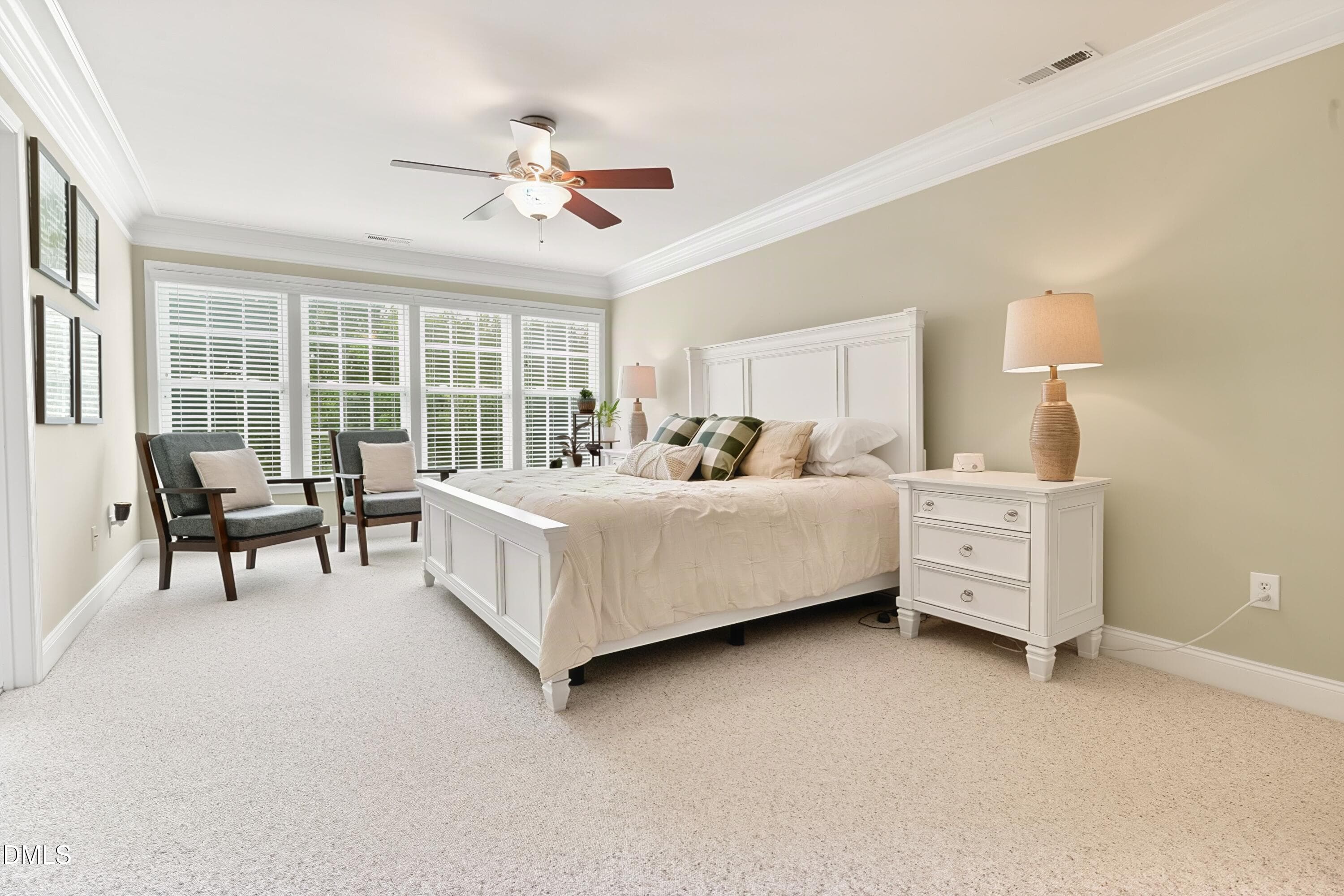 primary bed - 9557 Brookchase Drive, Raleigh, NC 27617