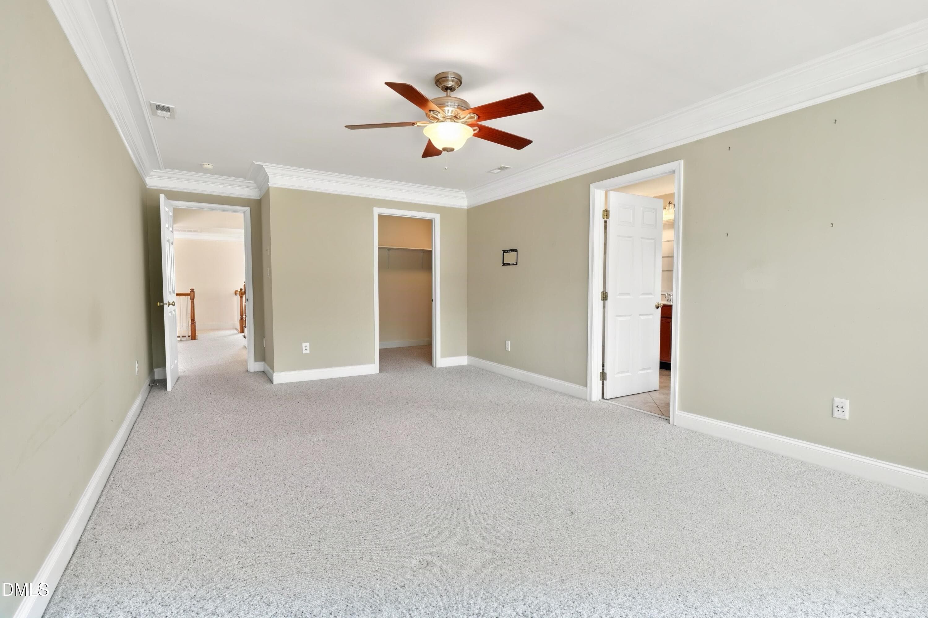 Primary bed - 9557 Brookchase Drive, Raleigh, NC 27617