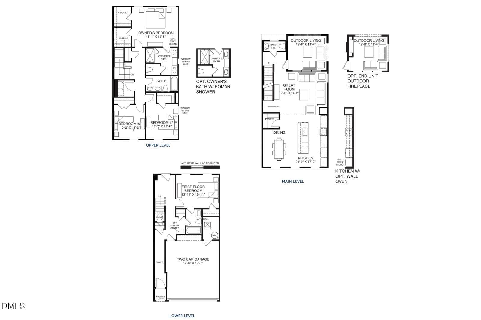 2 Tempo Floorplan - 2342 Stevens Pass Station, Apex, NC 27502