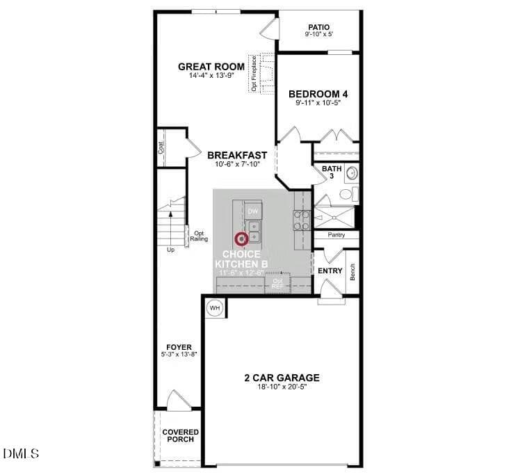 132 SRL Floor 1 - 132 Sears Ridge Lane, Morrisville, NC 27560