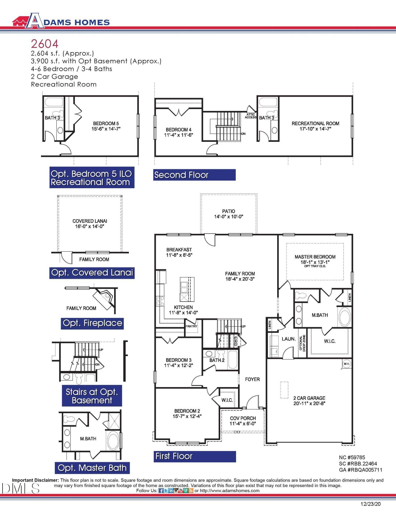 12.23.20 The 2604 Brochure bsmt_Page_1 - 294 Hidden Pines Drive, Cameron, NC 28326, Cameron