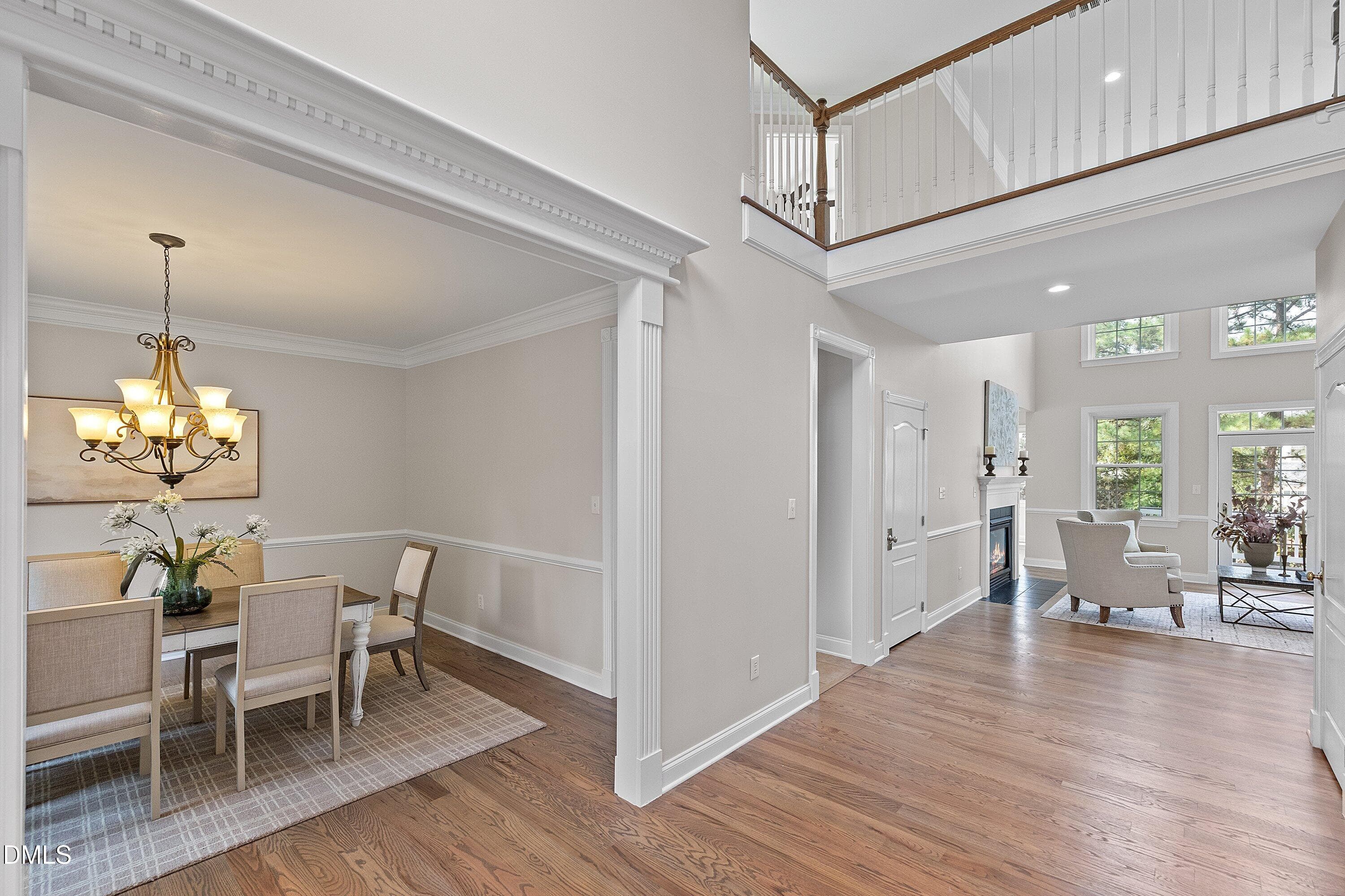 Dining Room and Foyer - 9113 Mission Hills Court, Raleigh, NC 27617, Raleigh