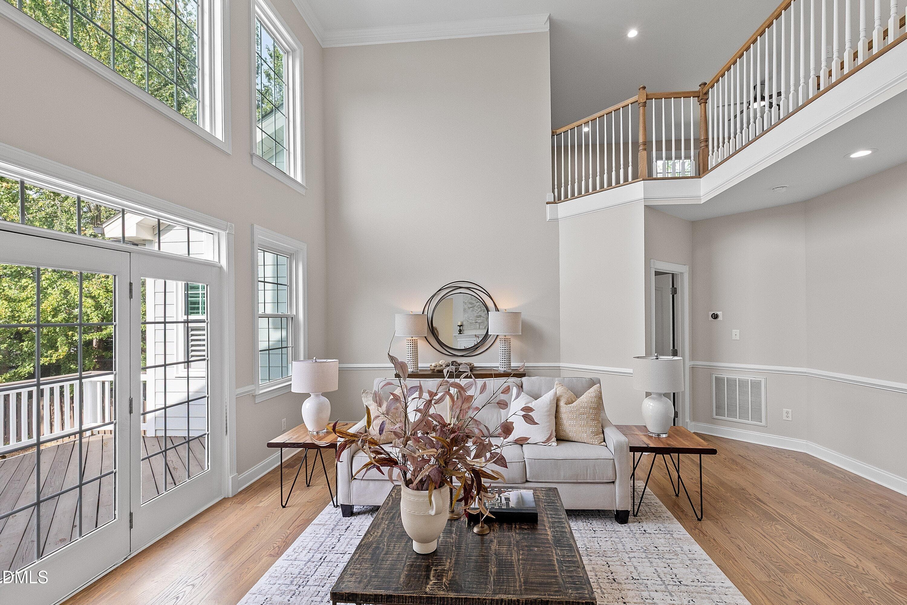 Living Room access to the Deck - 9113 Mission Hills Court, Raleigh, NC 27617, Raleigh