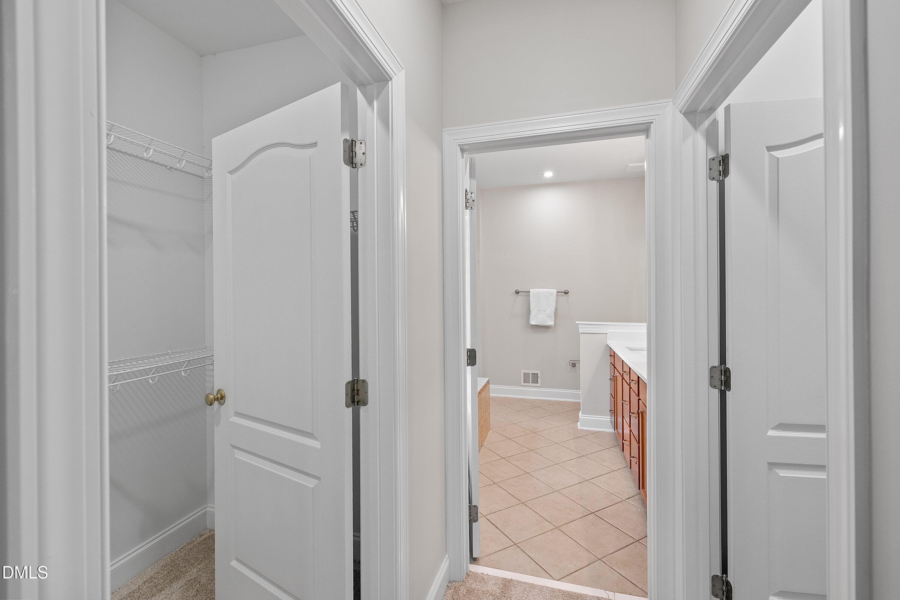 Primary Dual Closets - 9113 Mission Hills Court, Raleigh, NC 27617, Raleigh