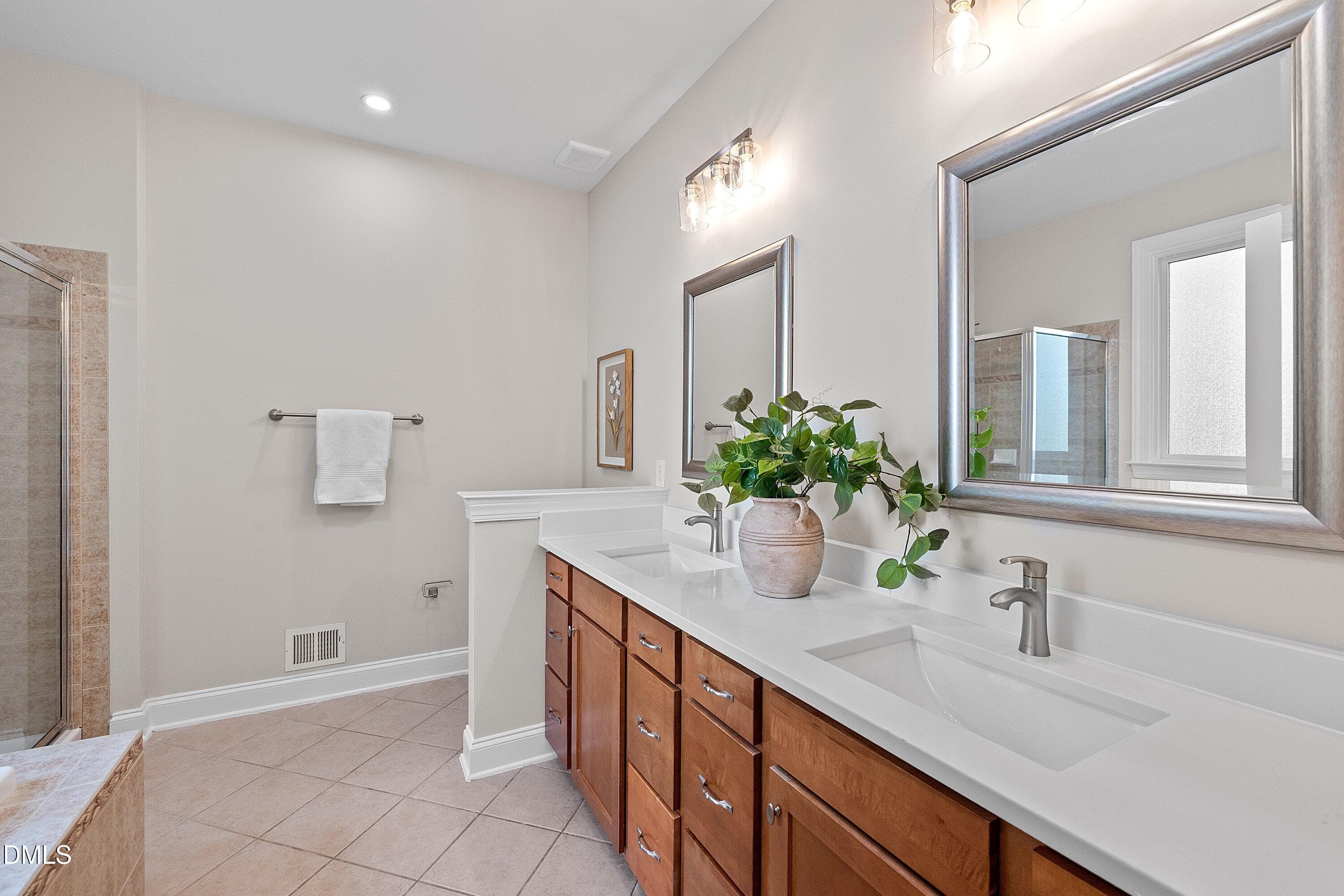 Primary Spa Bathroom - 9113 Mission Hills Court, Raleigh, NC 27617, Raleigh