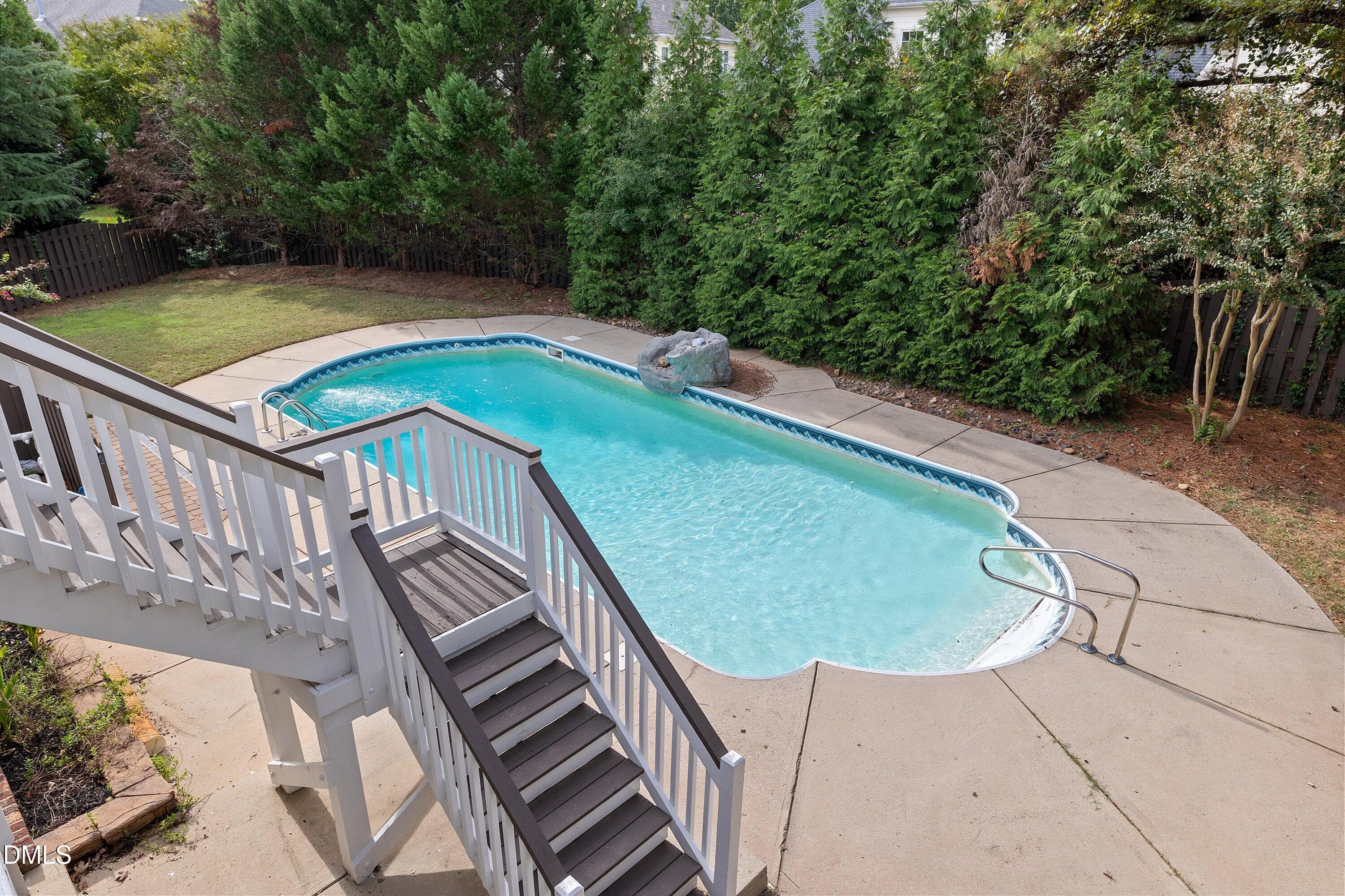 View from the Deck - 9113 Mission Hills Court, Raleigh, NC 27617, Raleigh